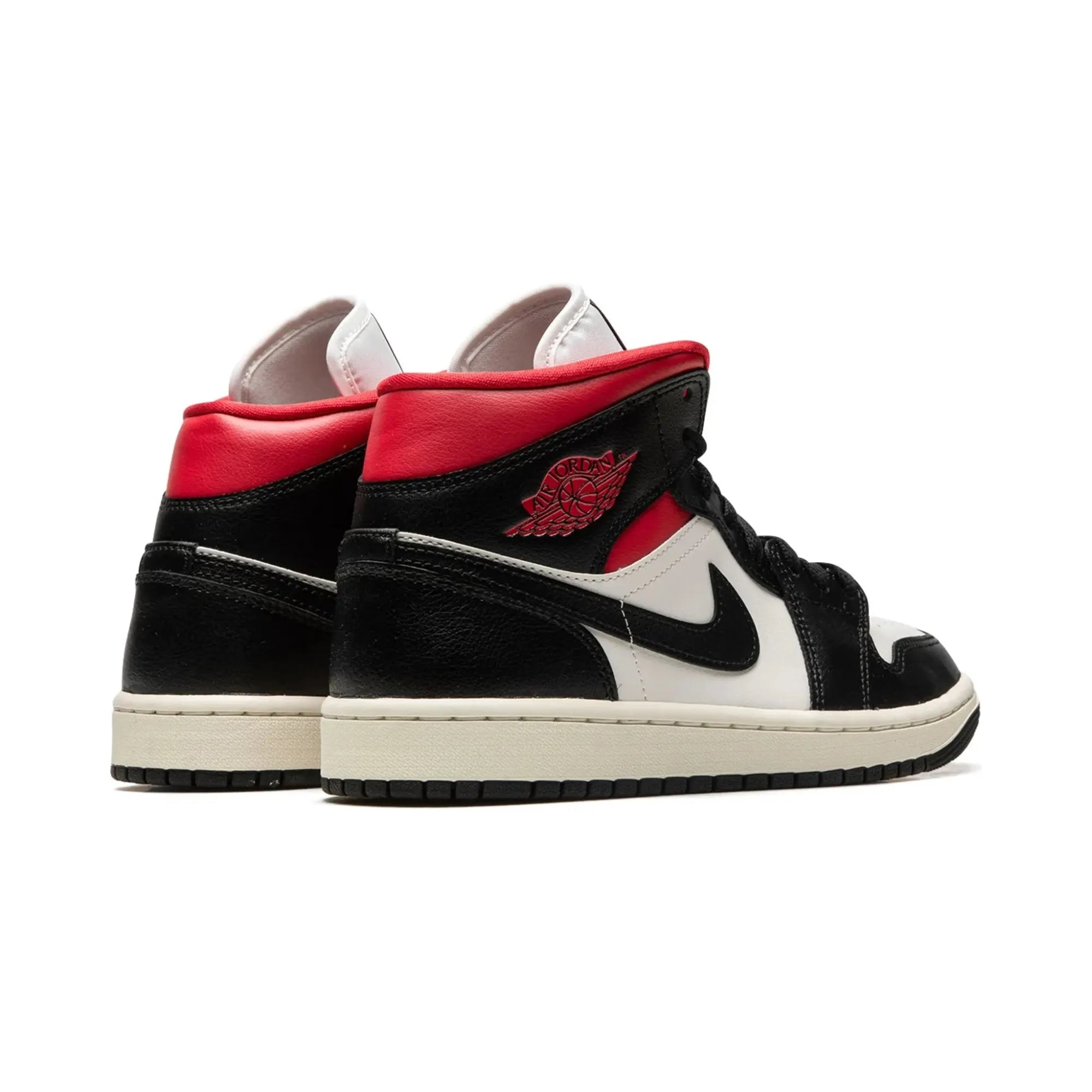 Nike Jordan 1 Mid "Gym Red Panda" - street-bill.dk