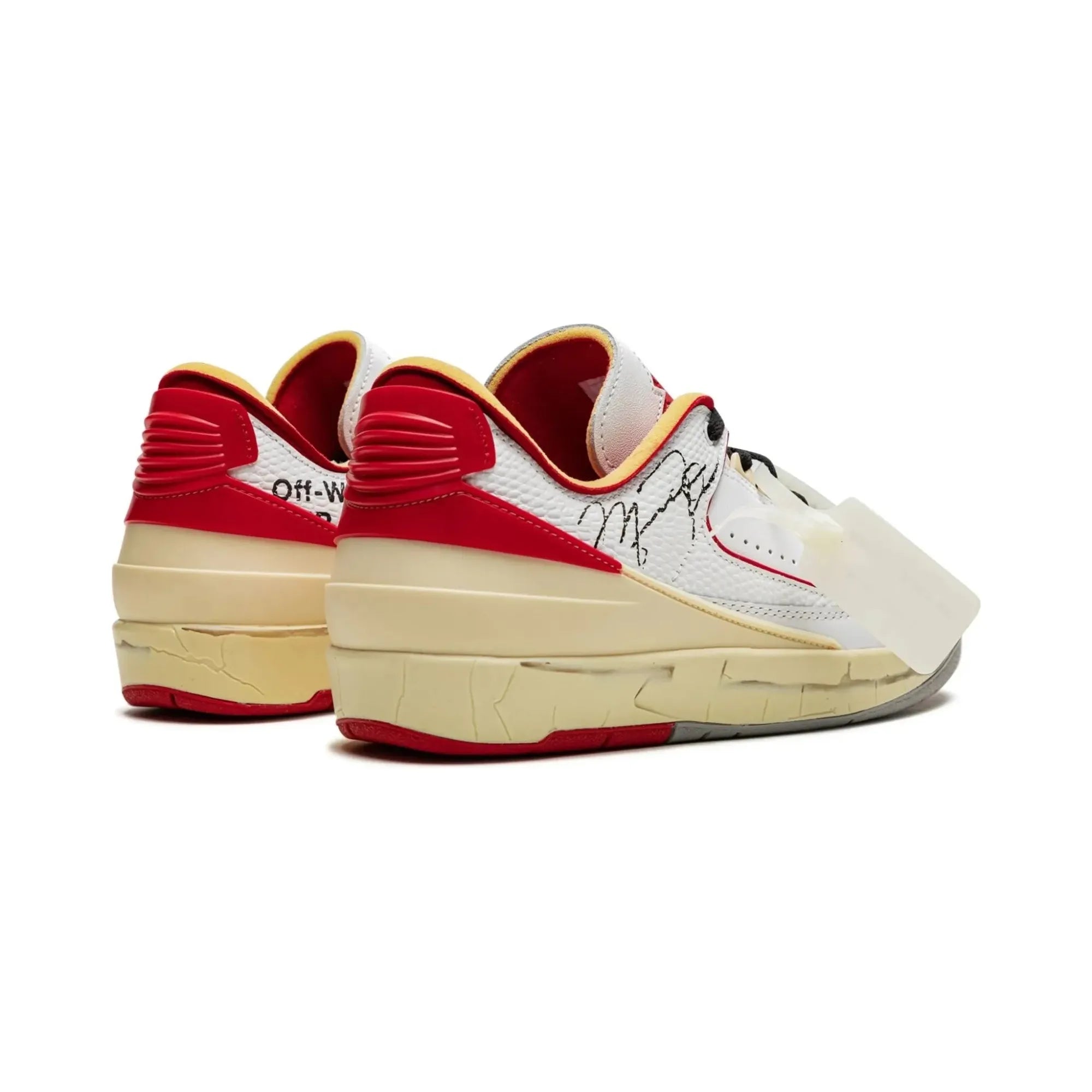 Nike Air Jordan 2 Retro Low SP X Off-White "White Red" - street-bill.dk