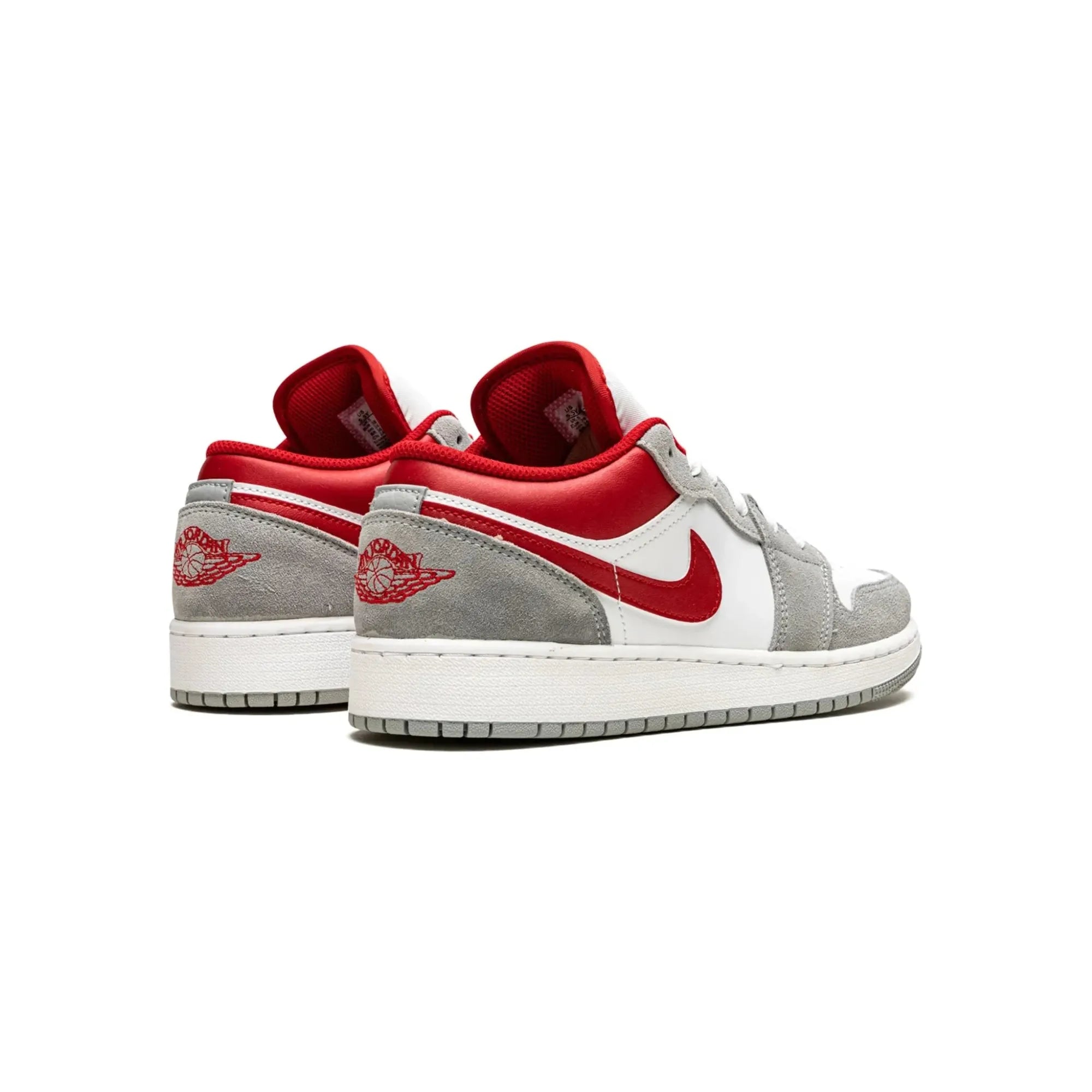 Nike Air Jordan 1 Low "Light Smoke Grey Gym Red" - street-bill.dk