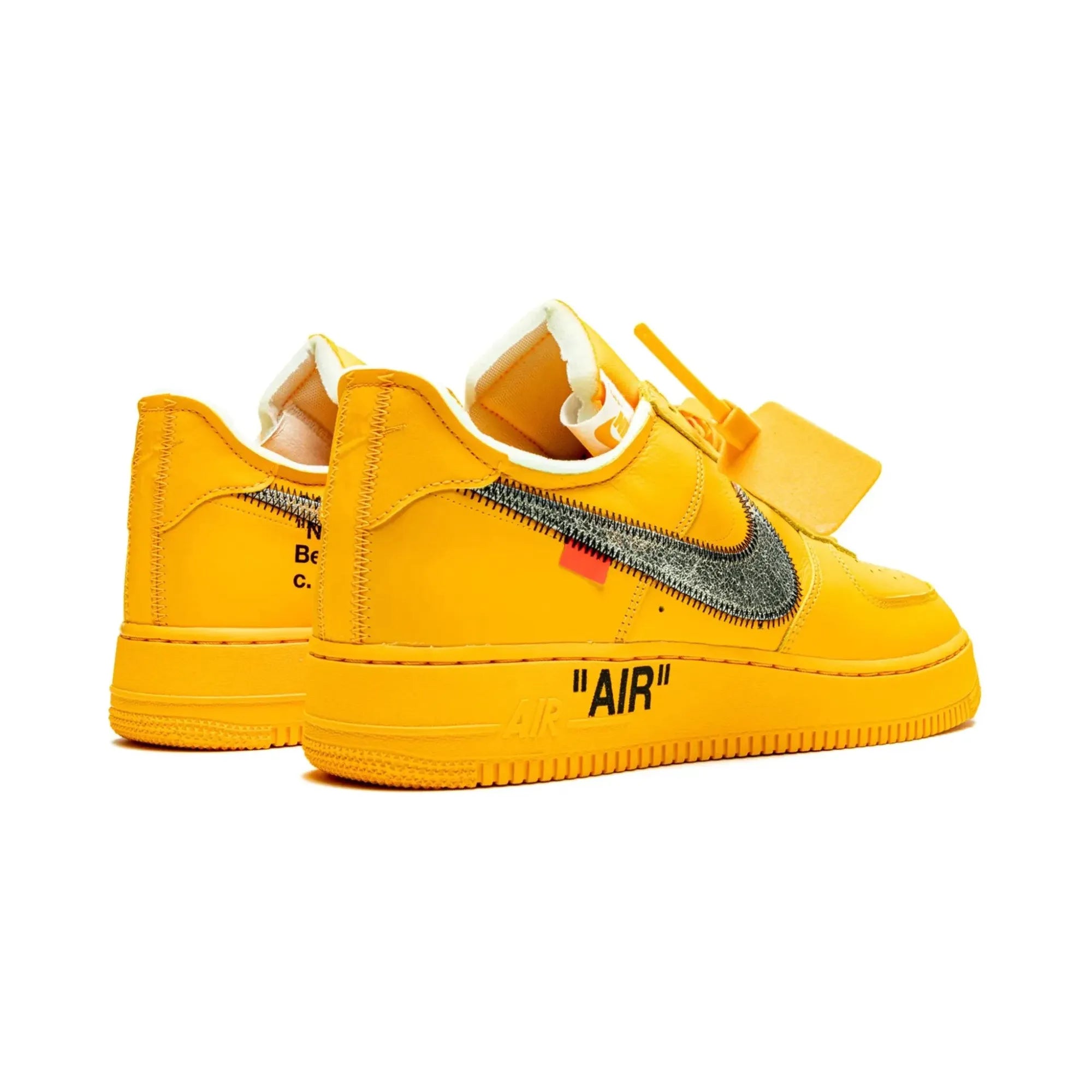 Nike Air Force 1 Low X Off-White "ICA University Gold" - street-bill.dk