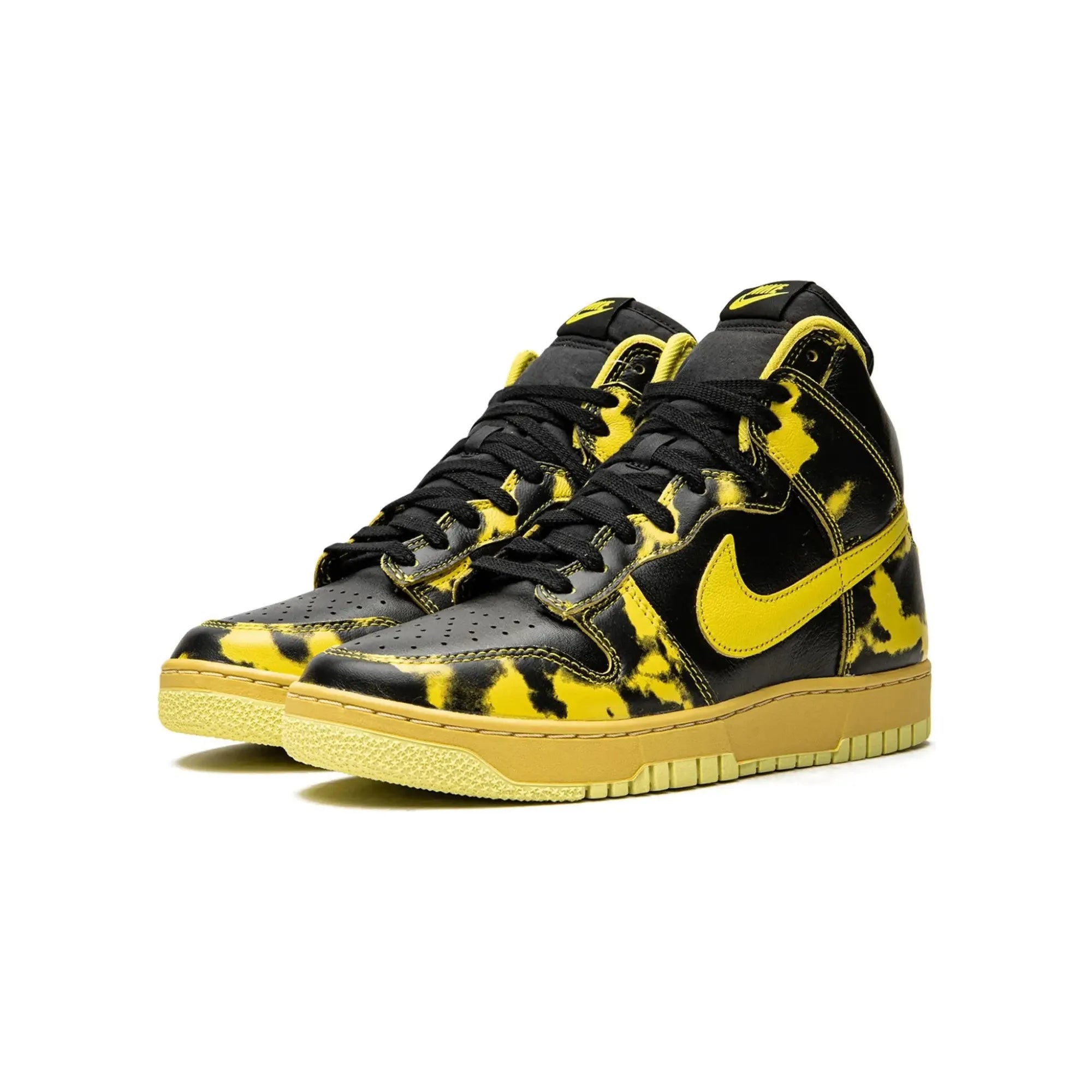 Nike Dunk High 1985 "Yellow Acid Wash" - street-bill.dk