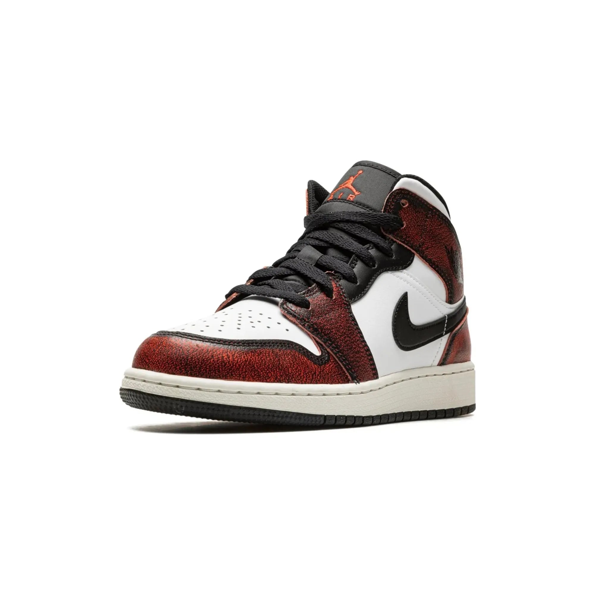 Nike Air Jordan 1 Mid "Wear-Away Chicago" - street-bill.dk