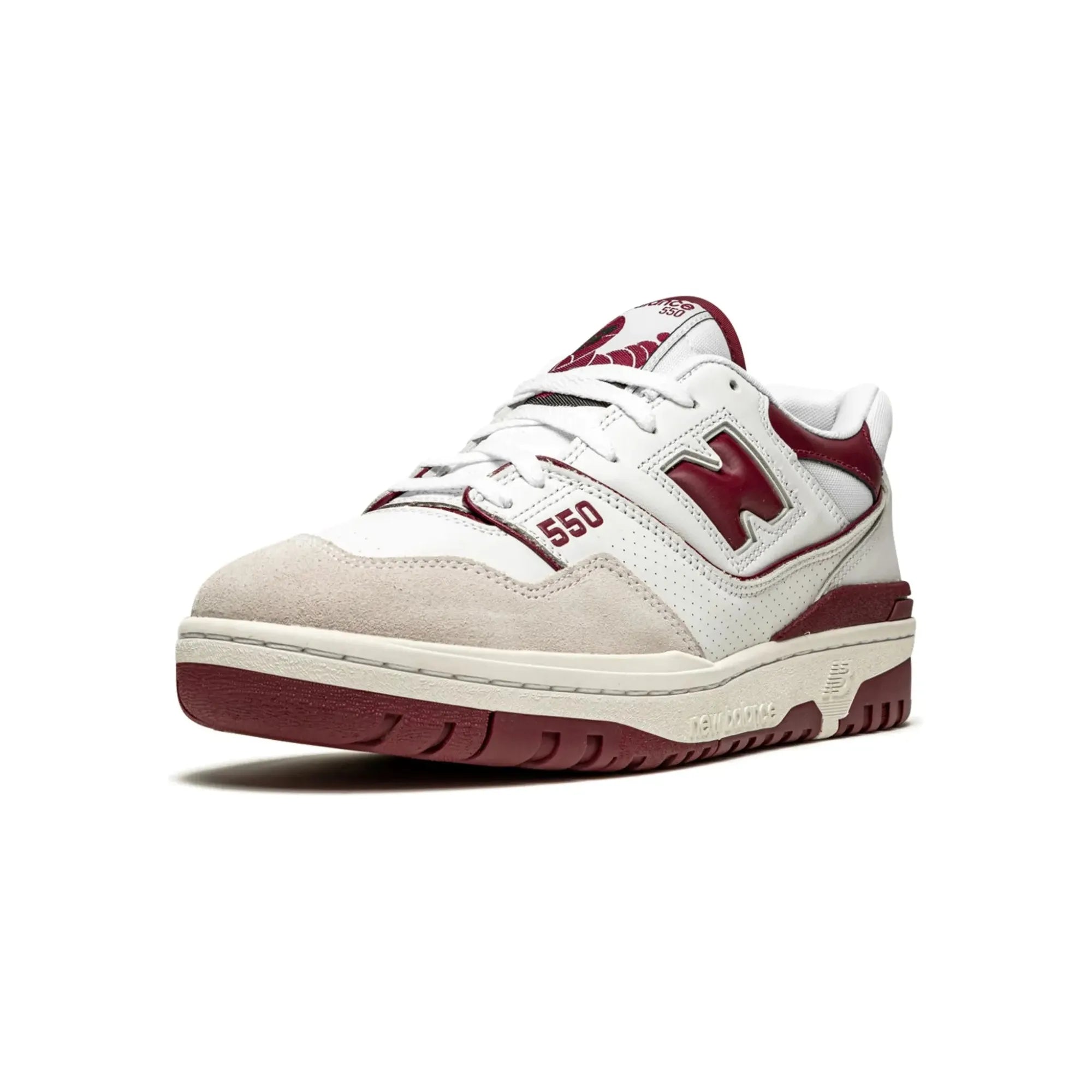 New Balance 550 Sea Salt "Burgundy" - street-bill.dk