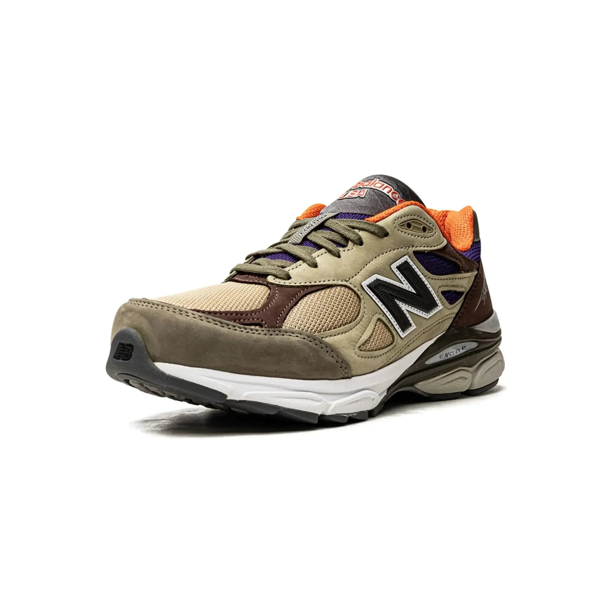 New Balance 990v3 MiUSA X Teddy Santis "Khaki Orange" - street-bill.dk