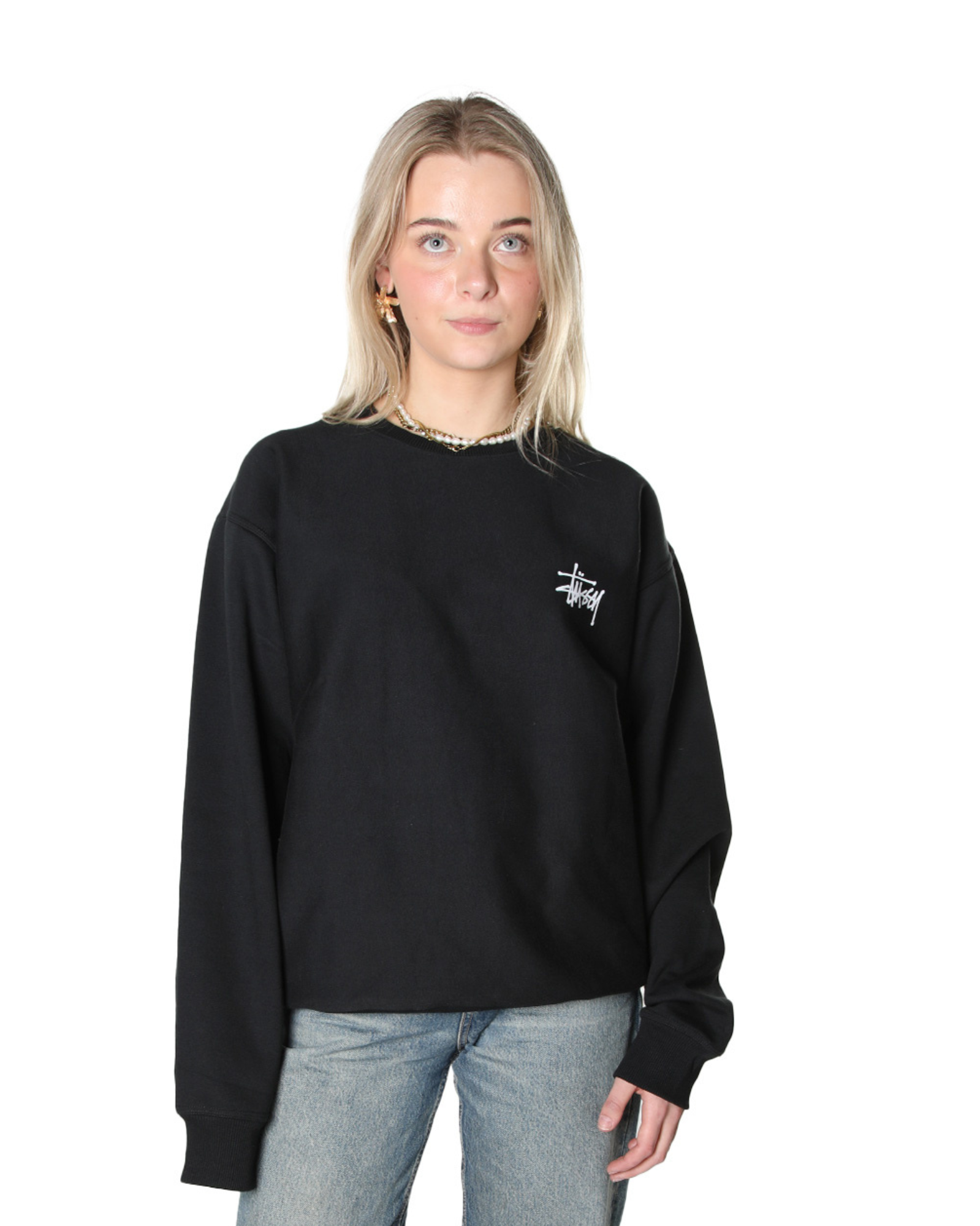 Stüssy Basic Crew "Black"