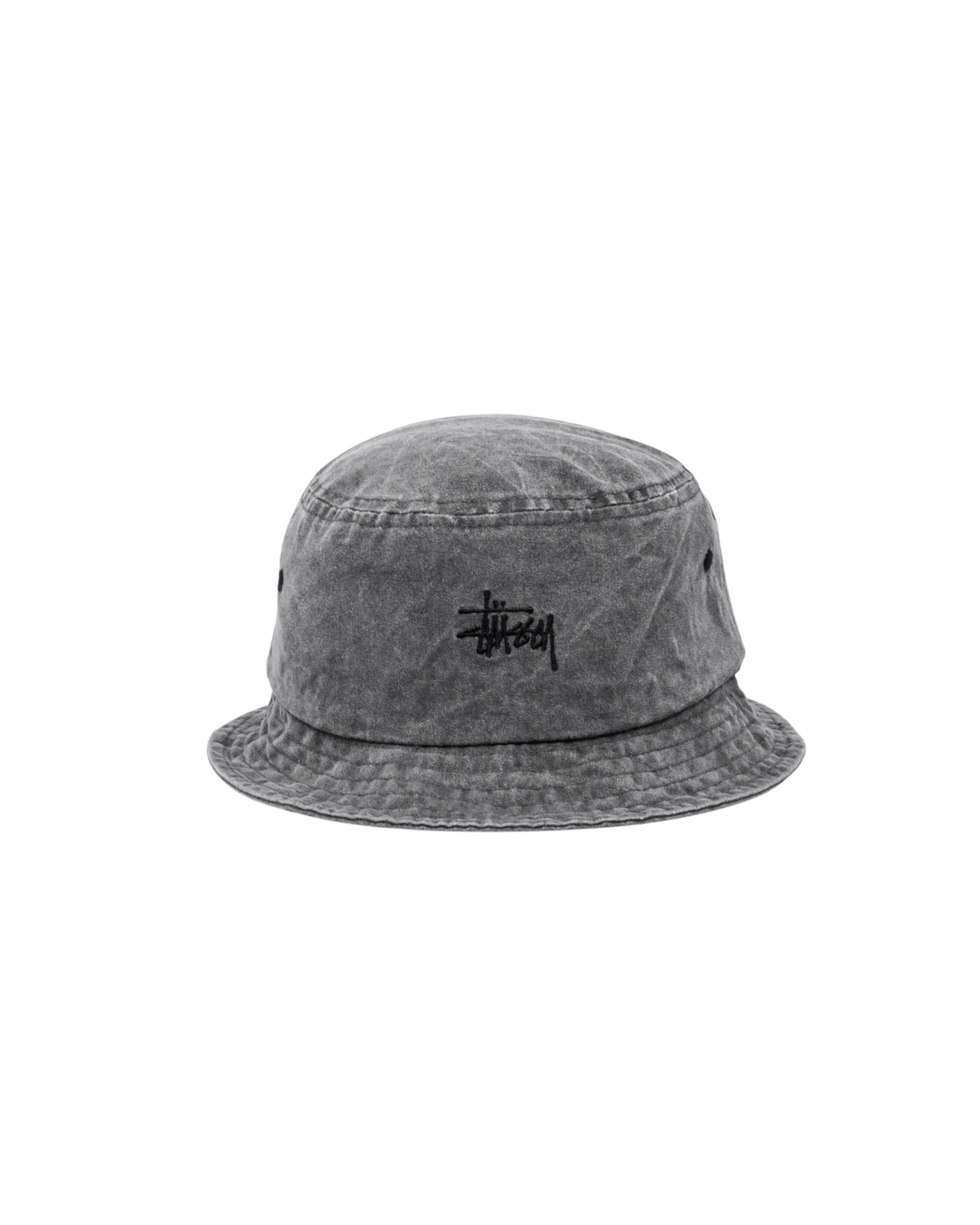 Stüssy Stock Washed Bucket Hat Washed Black