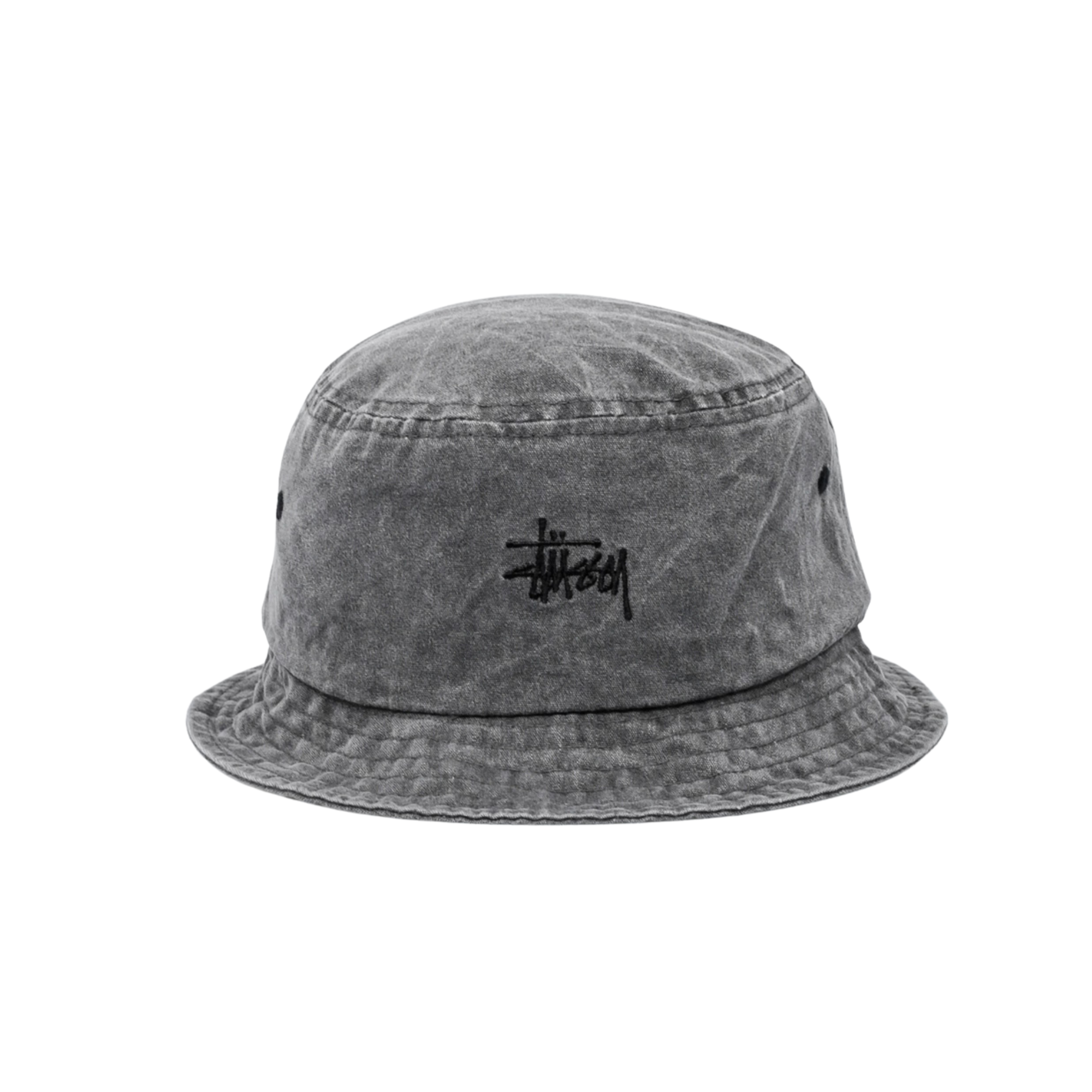 Stüssy Stock Washed Bucket Hat "Washed Black"