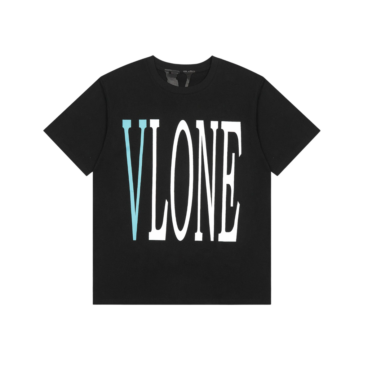 Vlone Staple T-shirt "Black/Cartoon Blue"