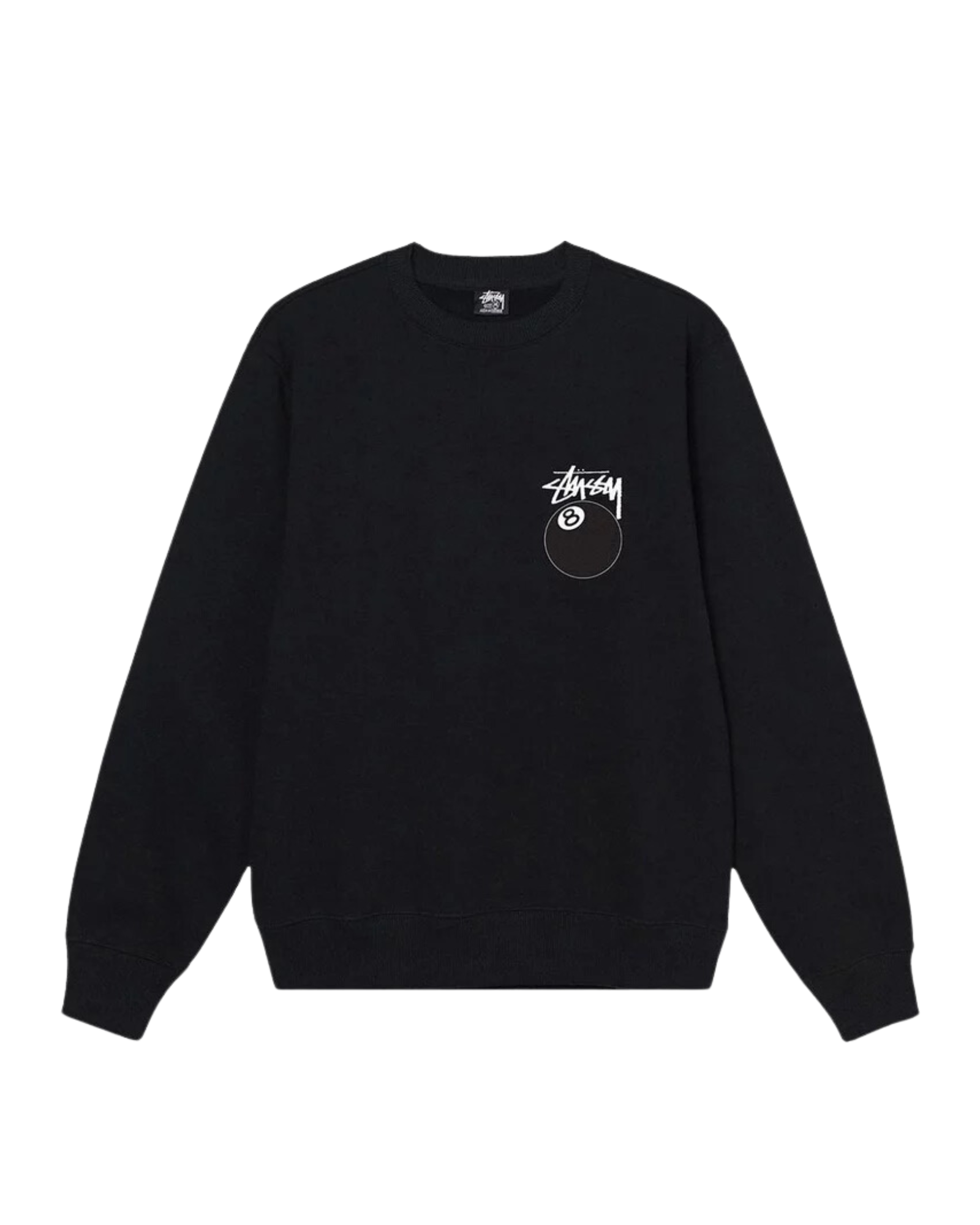 Stüssy 8 Ball Crew "Black"