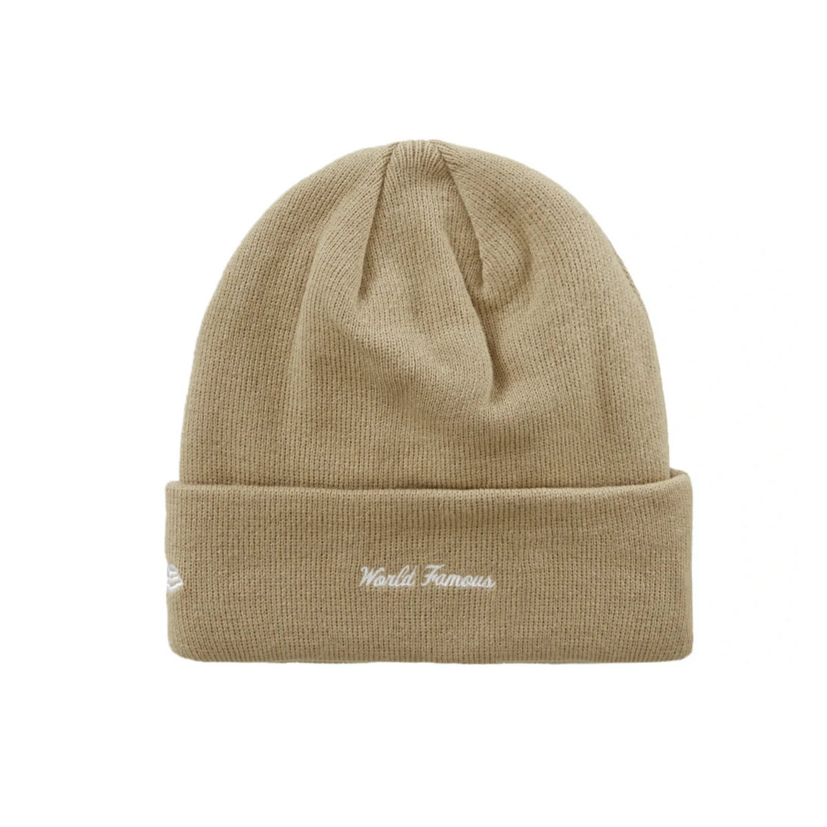 Supreme New Era Box Logo Beanie "Dark Sand"