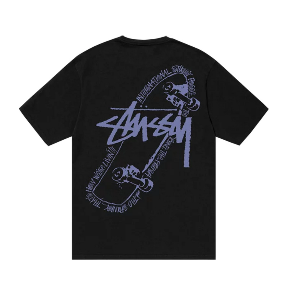 Stüssy Skate Posse Pigment Dyed T-shirt “Black"