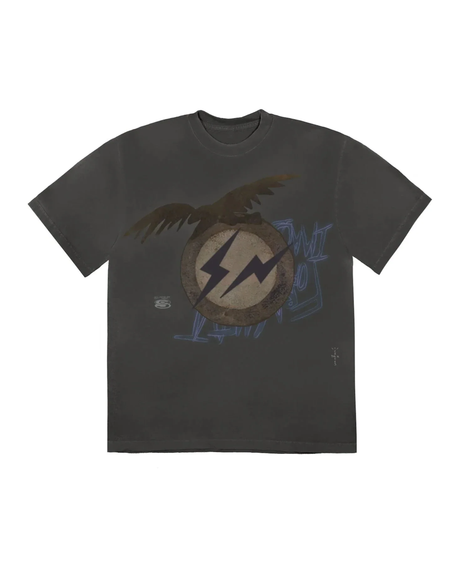 Travis Scott Cactus Jack For Fragment Create T-shirt "Washed Black"