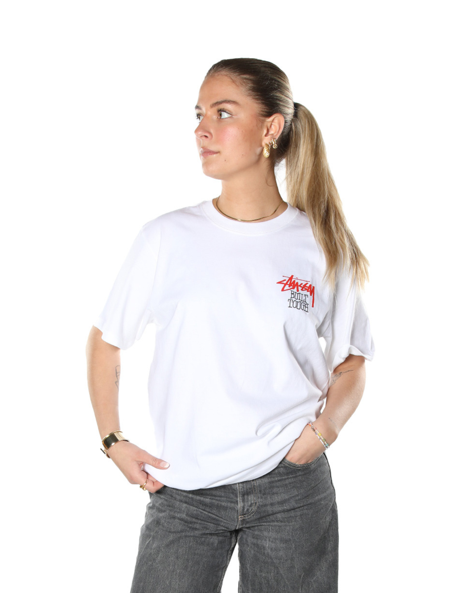 Stüssy Built Tough Tee "White"