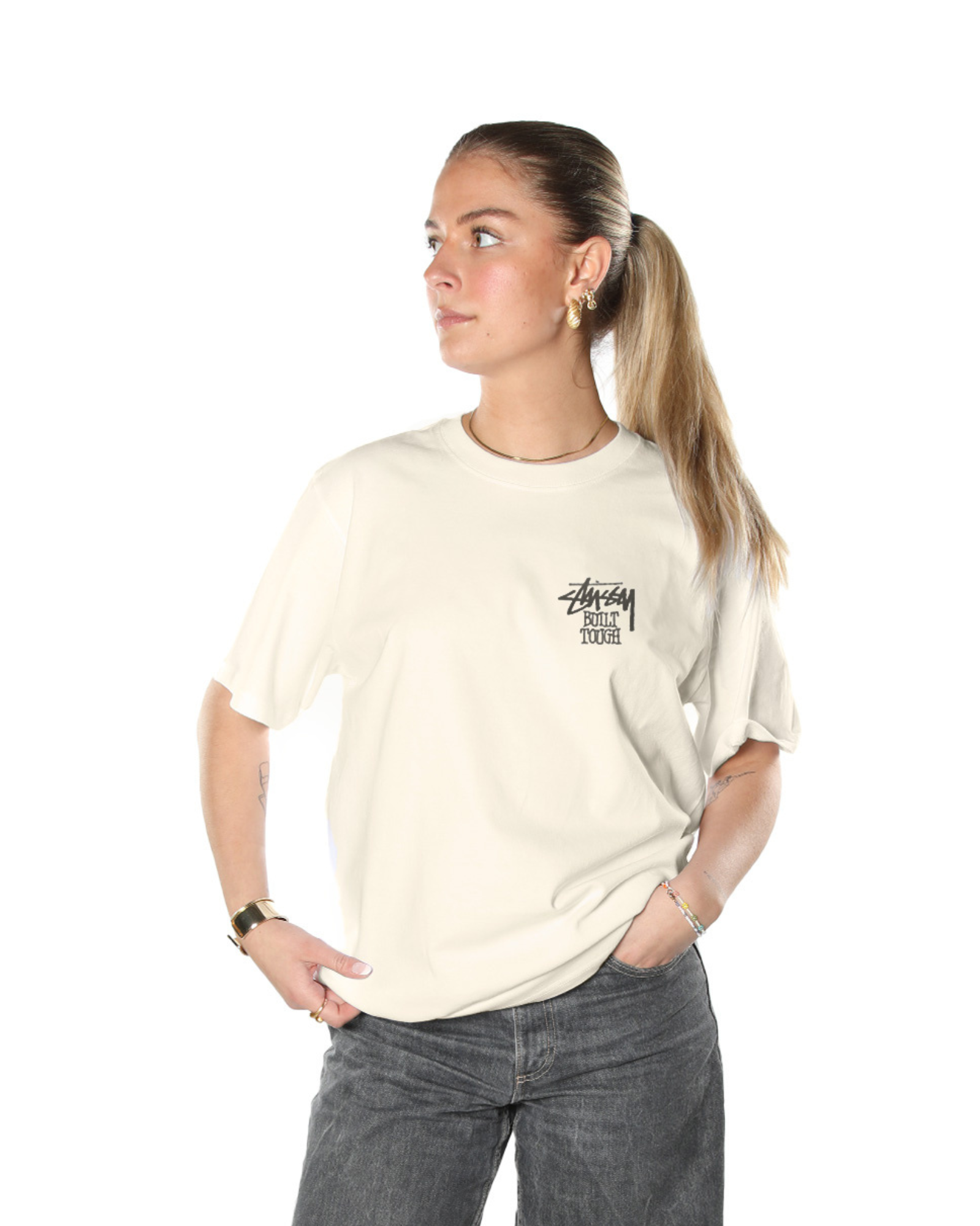Stüssy Built Tough Tee "Putty"