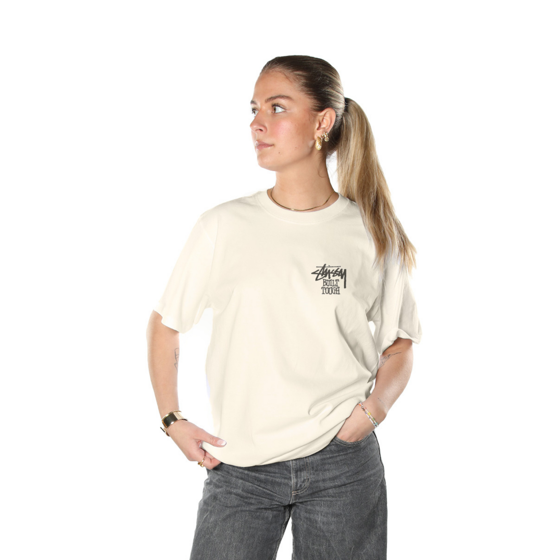 Stüssy Built Tough Tee "Putty"