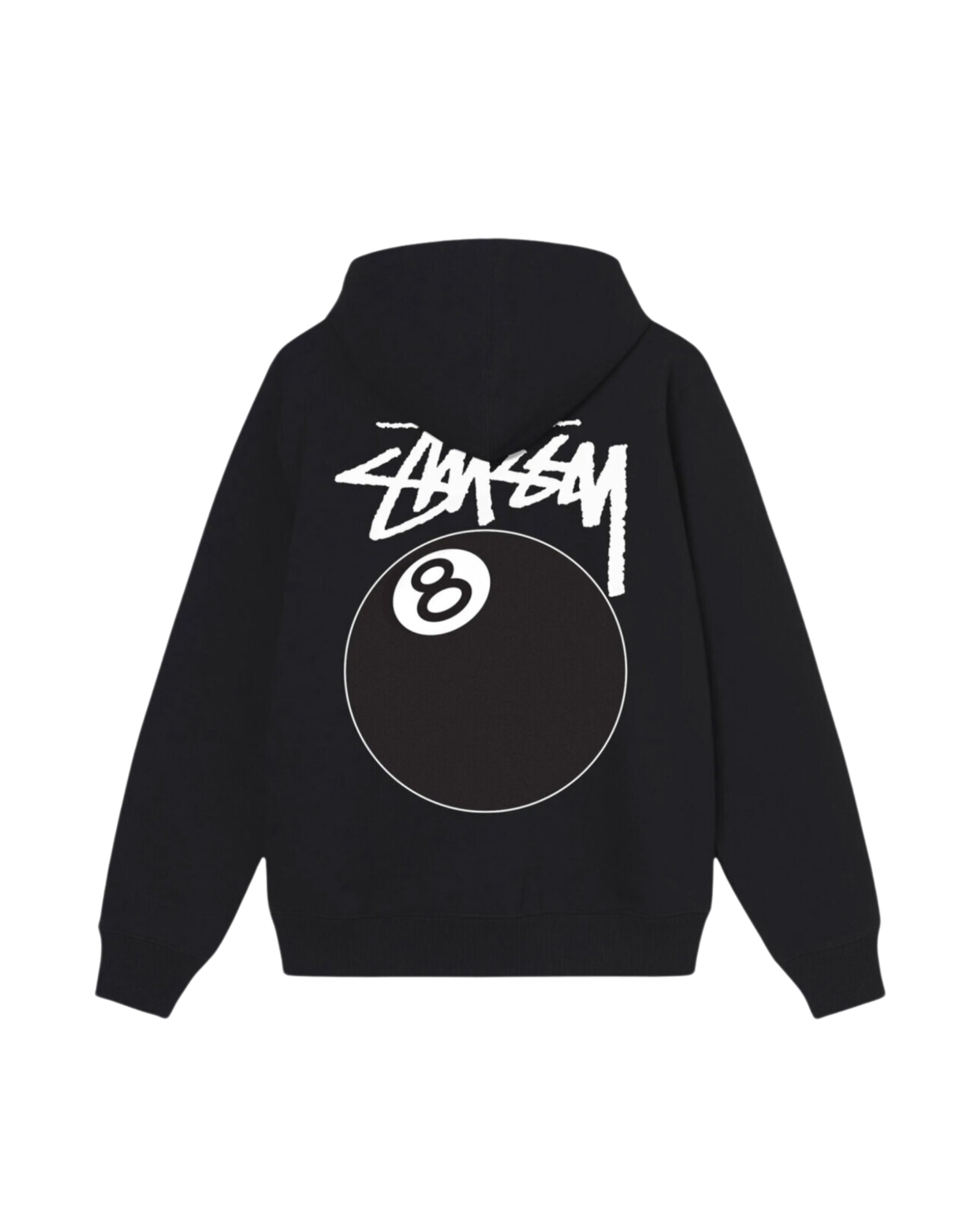 Stüssy 8 Ball Zip Hoodie Black