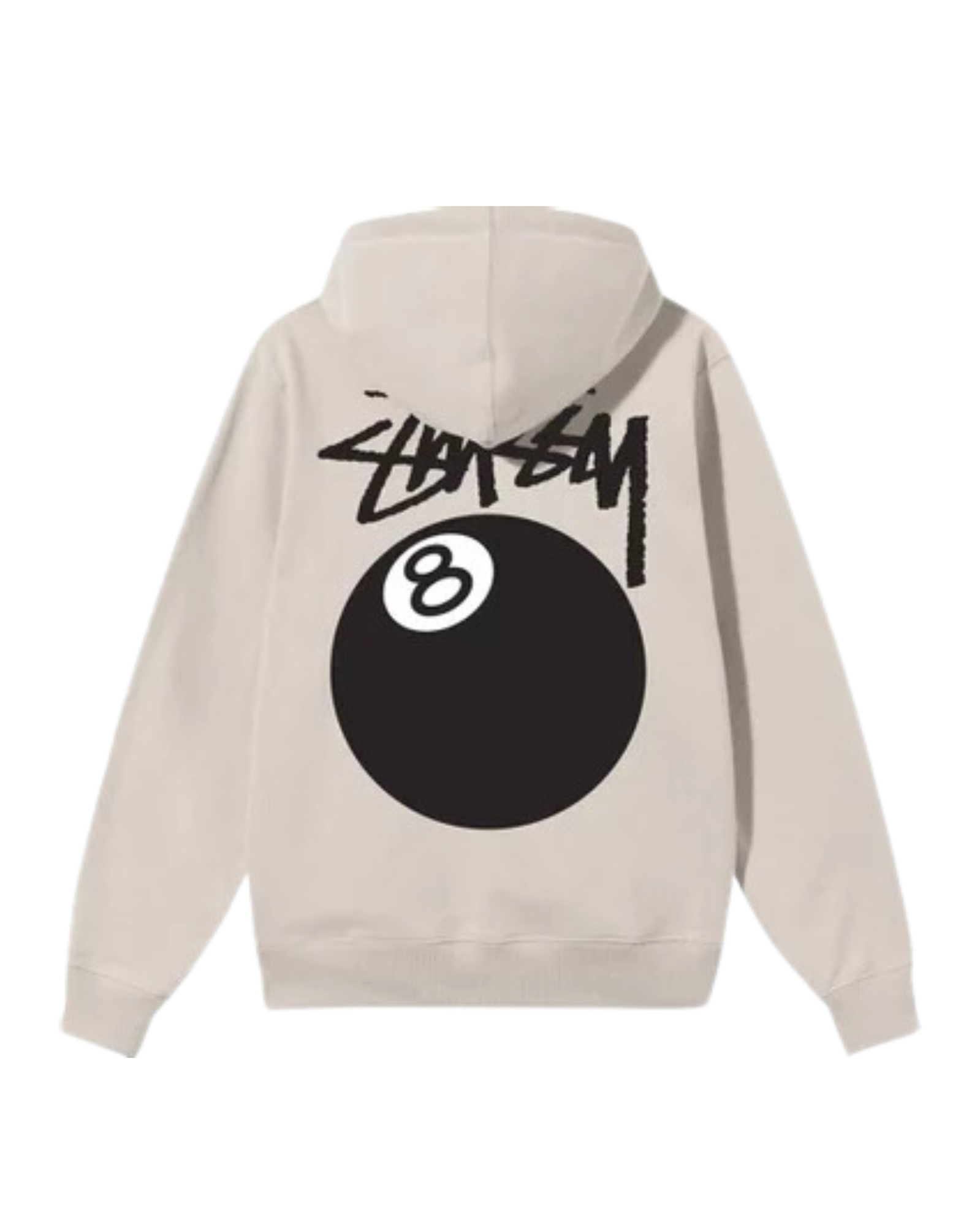 Stüssy 8 Ball Zip Hoodie "Smoke"