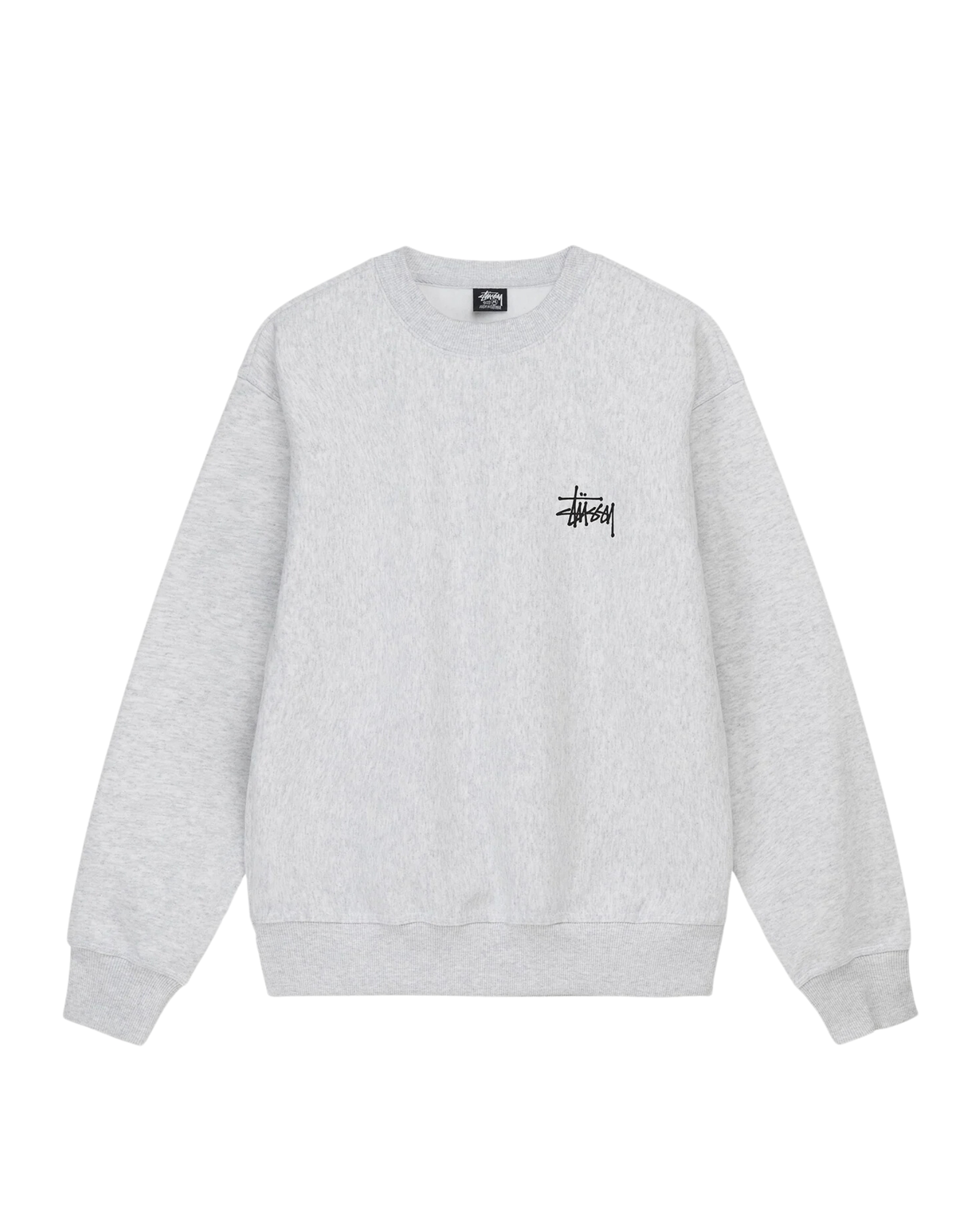 Stüssy Basic Crew "Ash Heather"