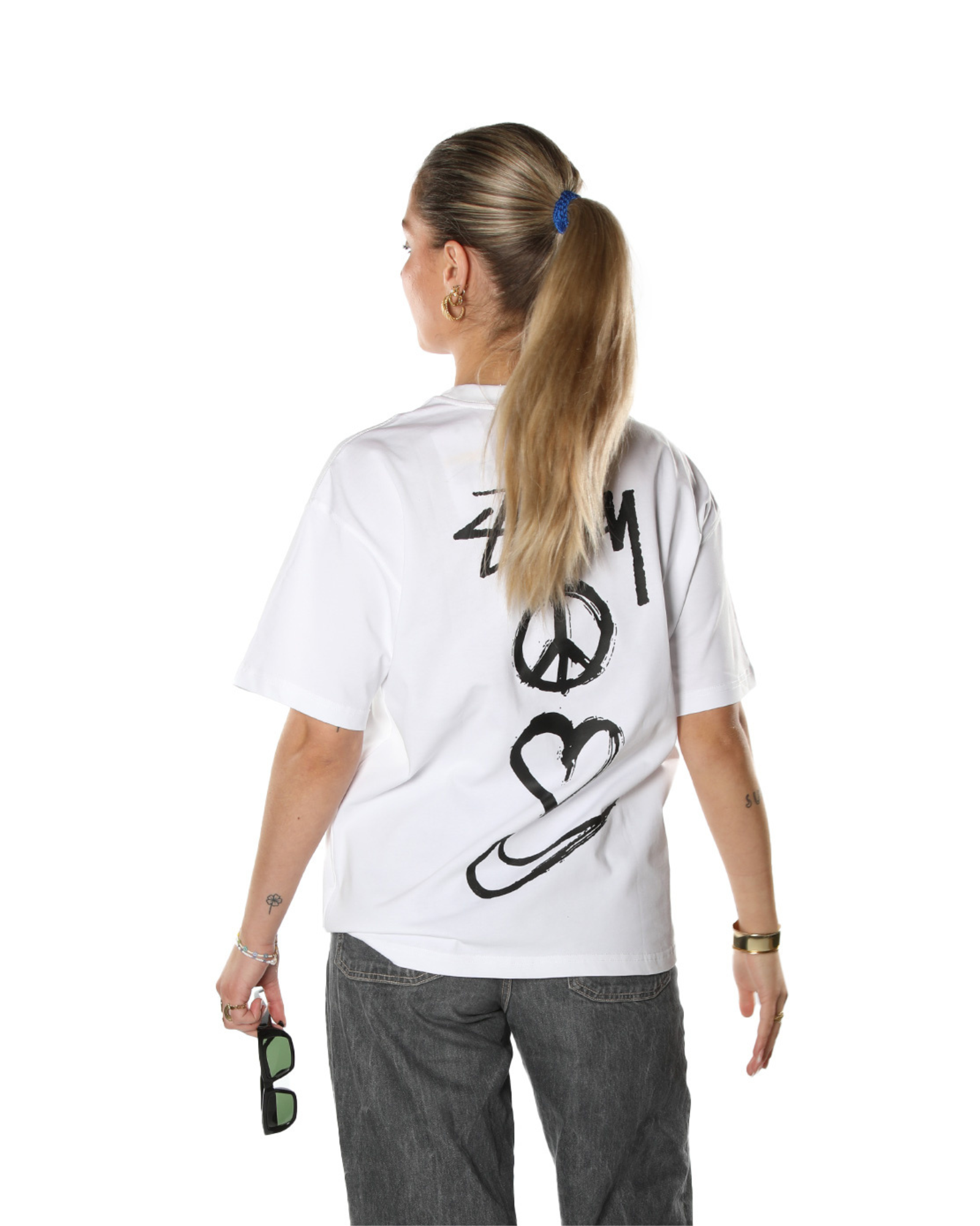 Nike X Stüssy Peace, Love, Swoosh T-shirt "White"