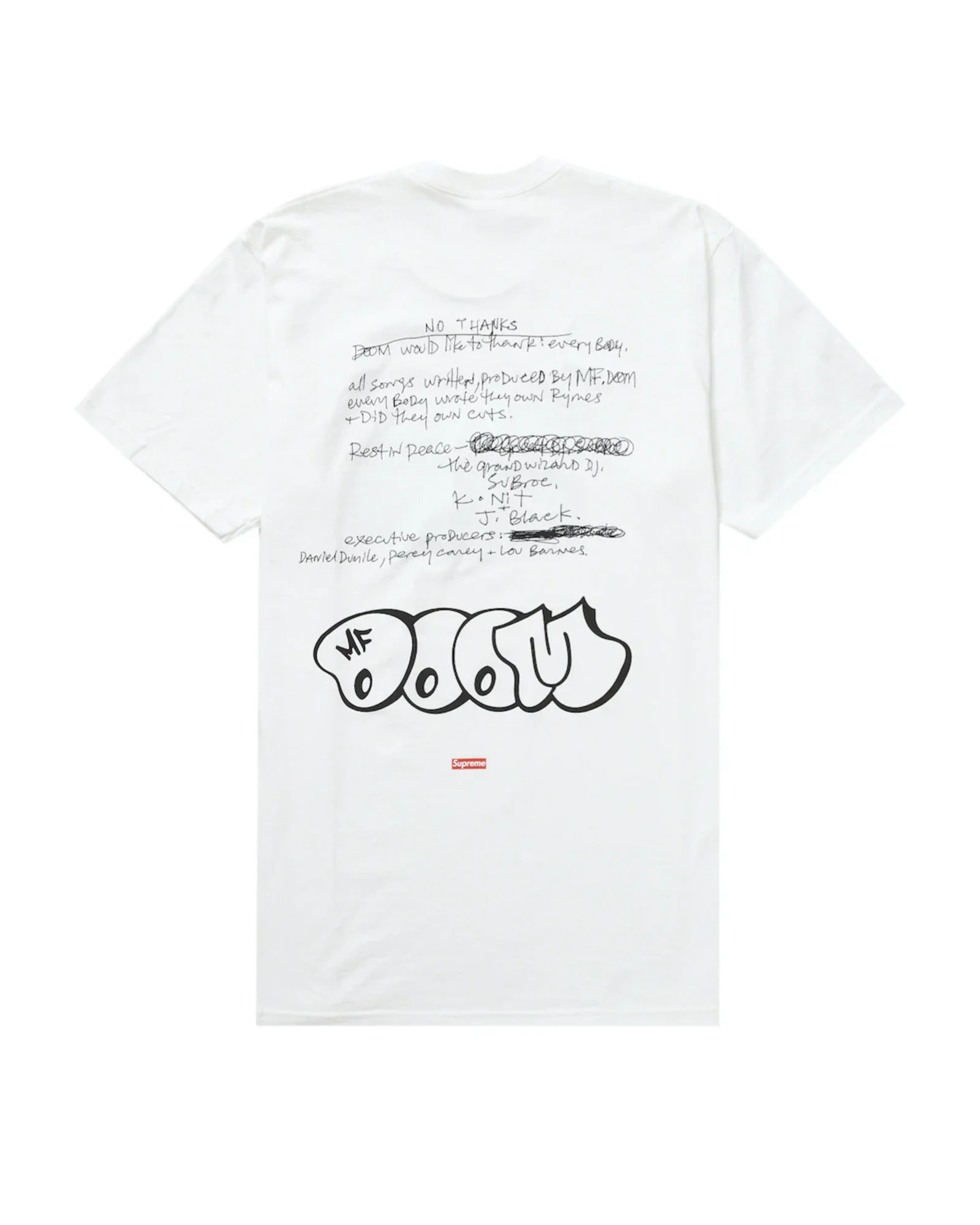 Supreme mf doom t-shirt