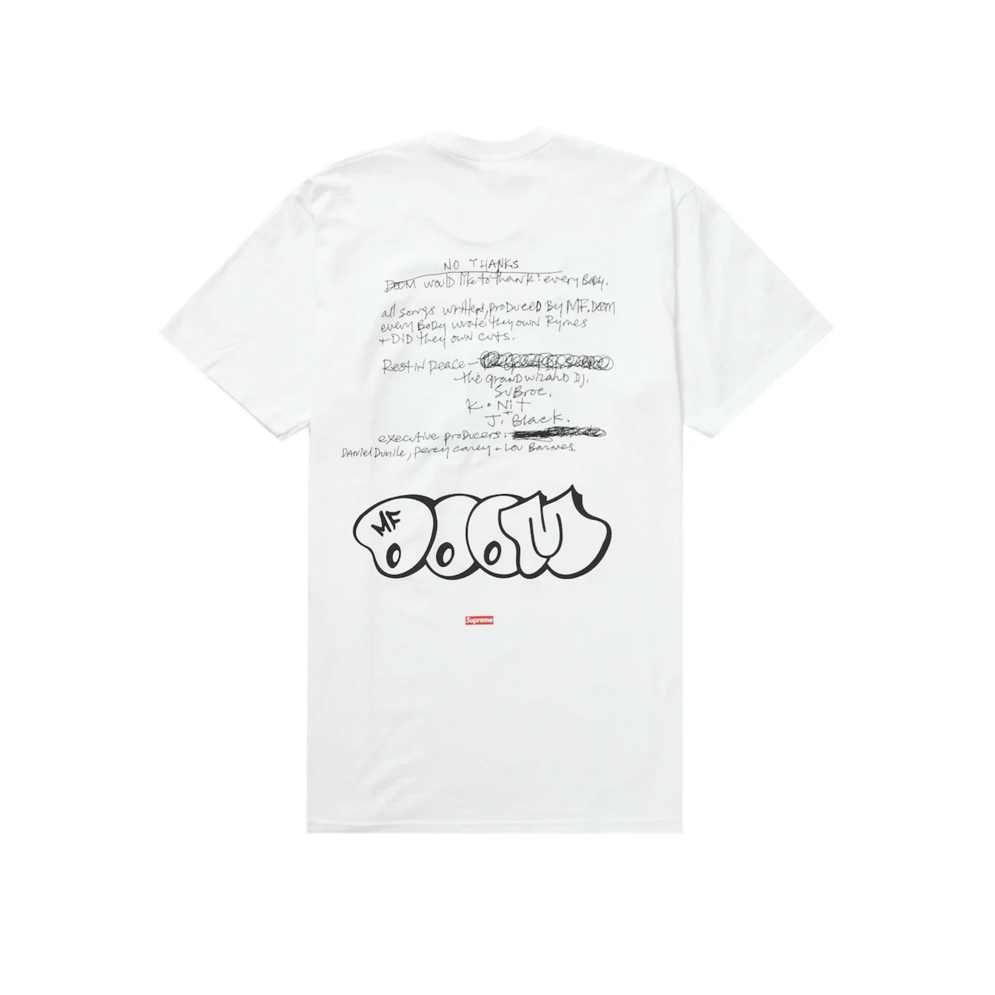 Supreme mf doom t-shirt