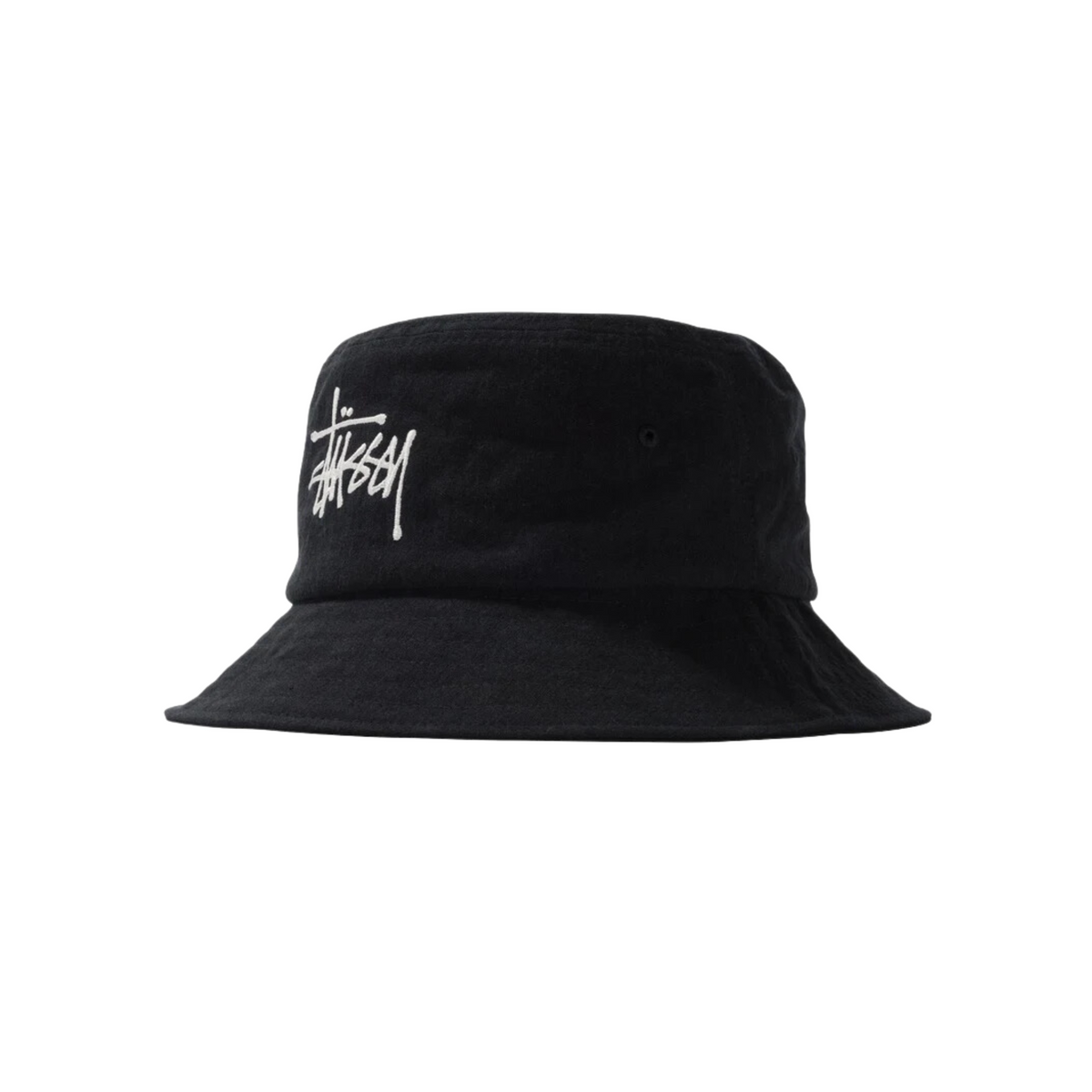 Stüssy Big Logo Bucket Hat "Black"