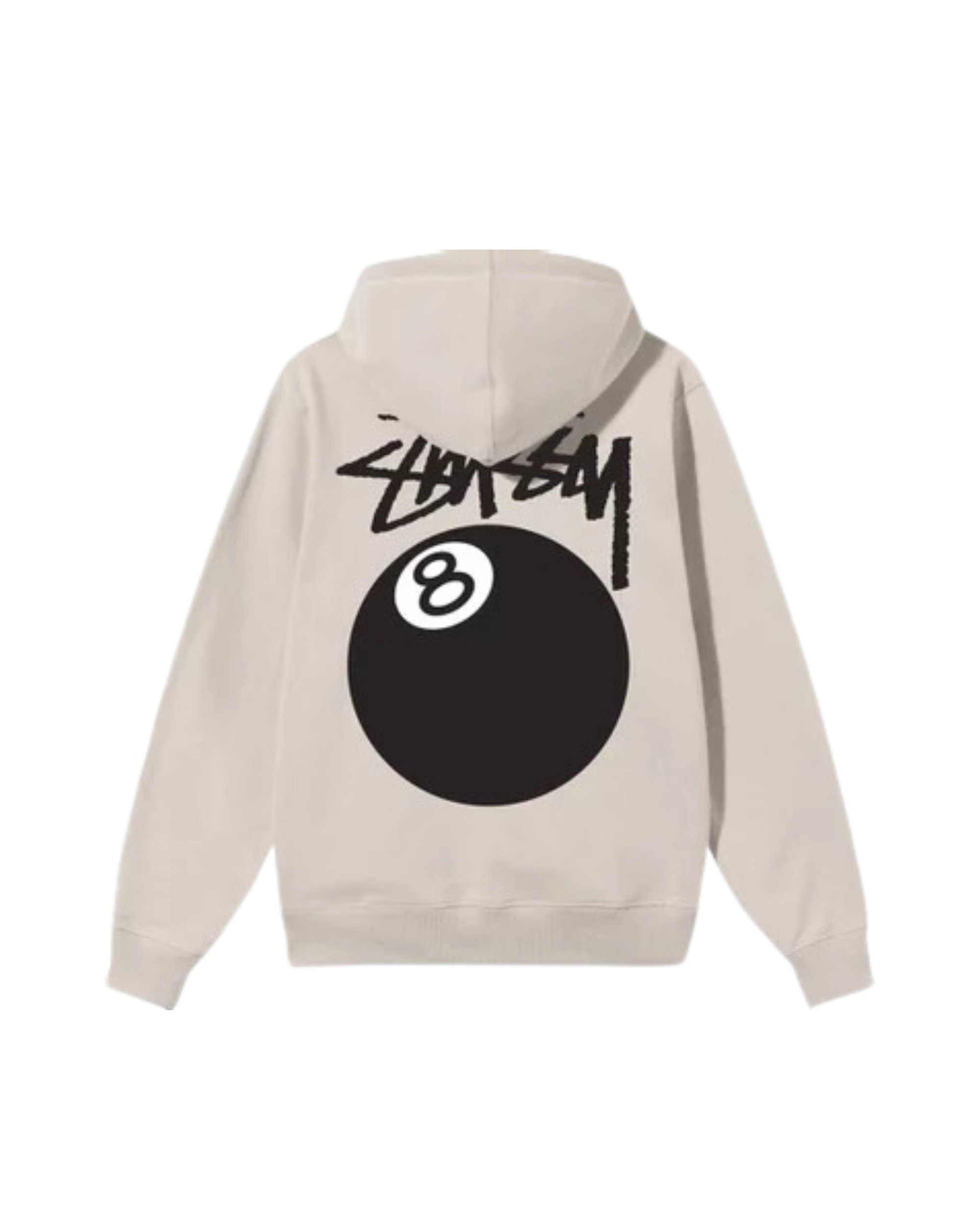 Stüssy 8 Ball Zip Hoodie Smoke