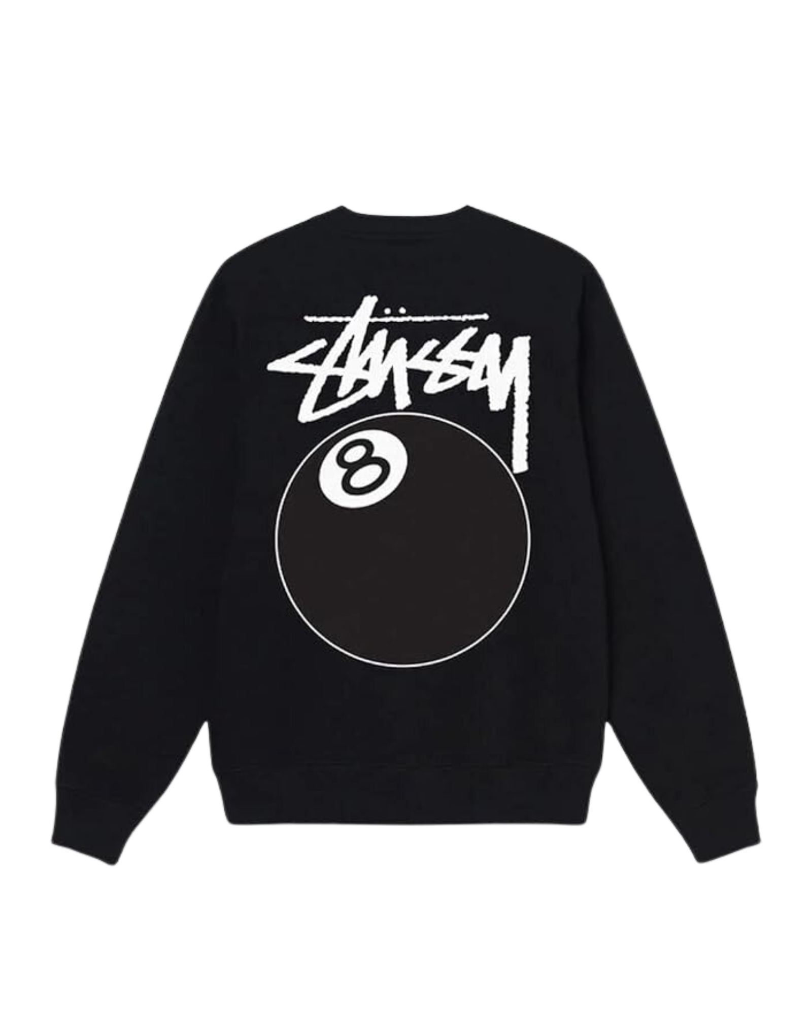 Stüssy 8 Ball Crew "Black"