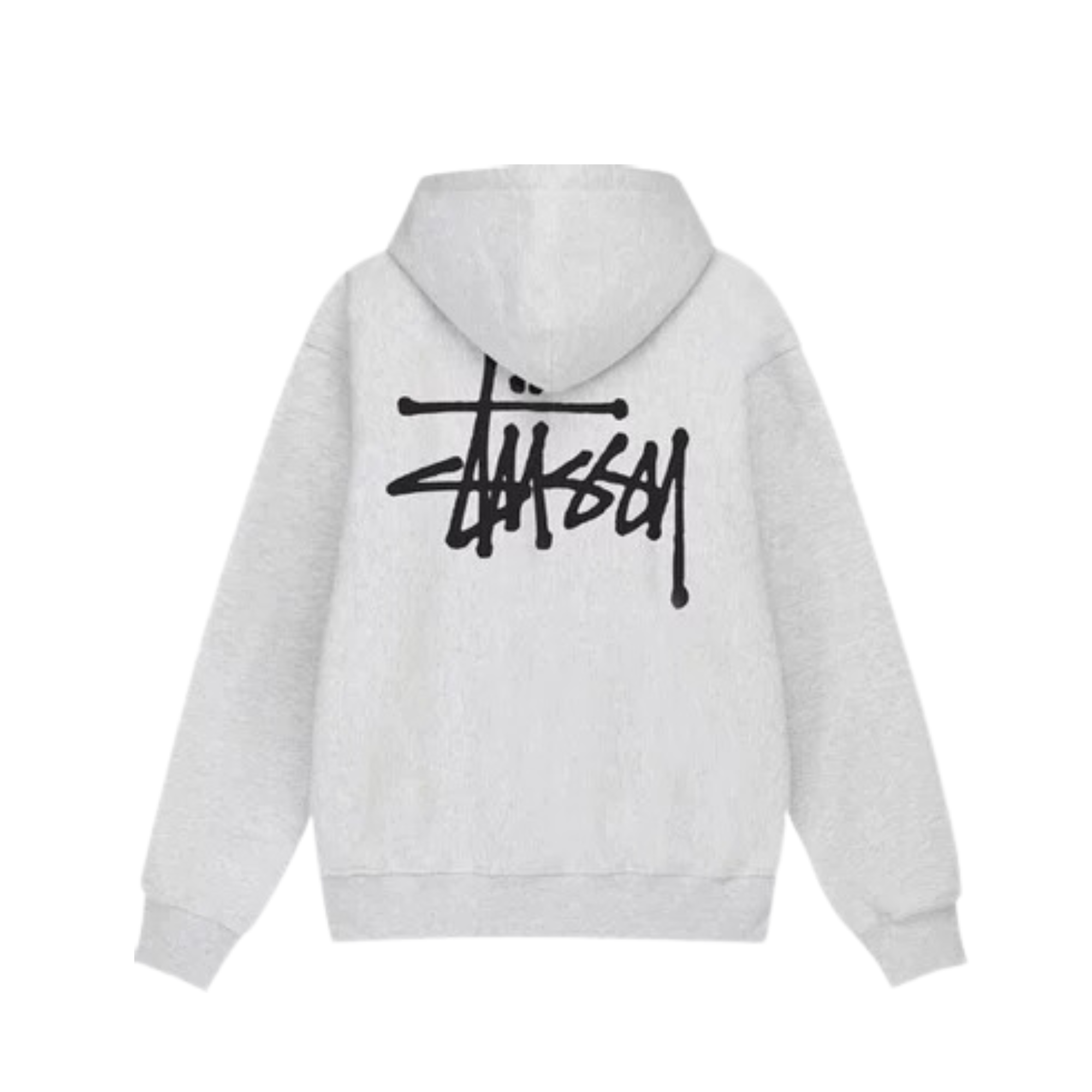 Stüssy Basic Zip Hoodie "Ash Heather"