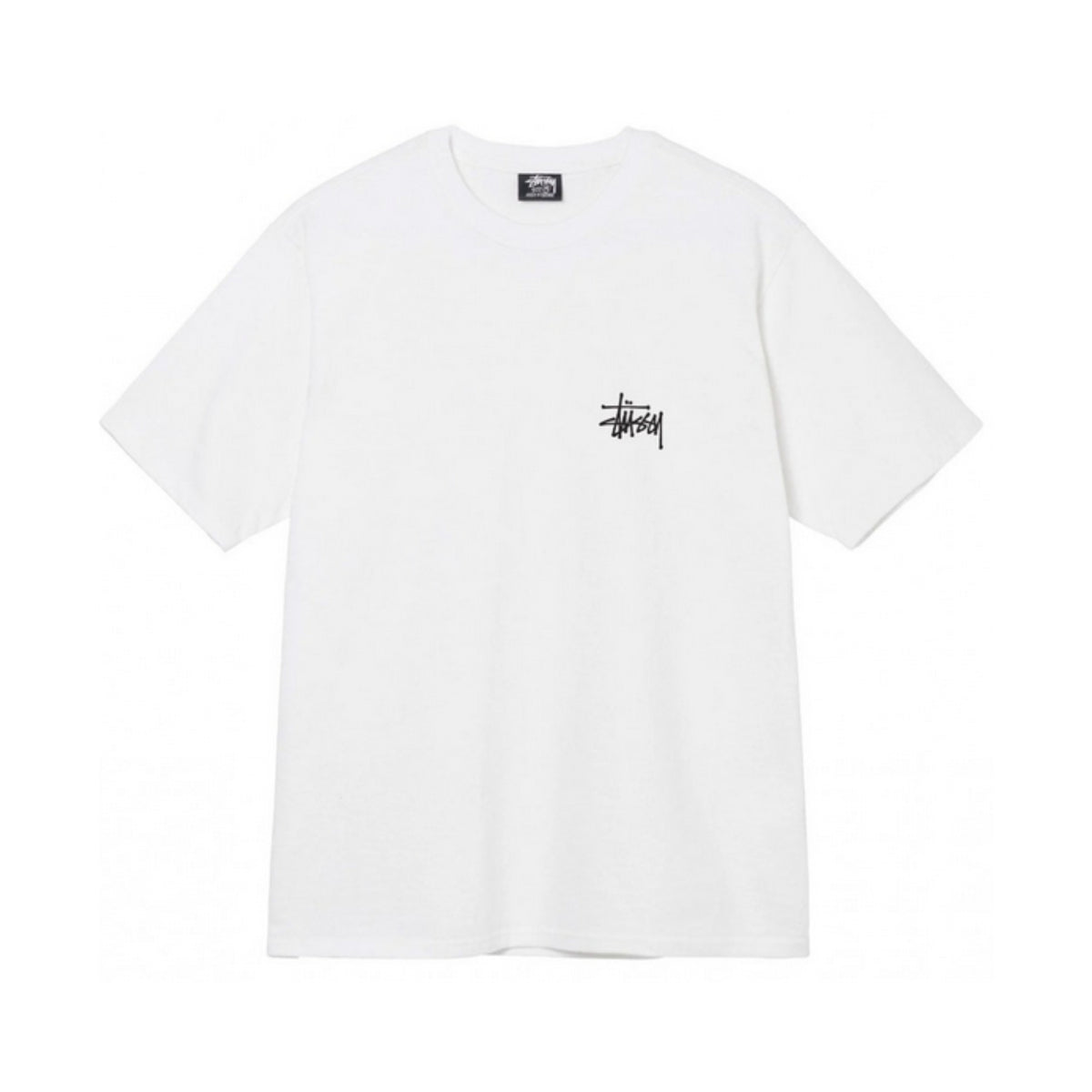 Stüssy Basic T-shirt "White" - street-bill.dk