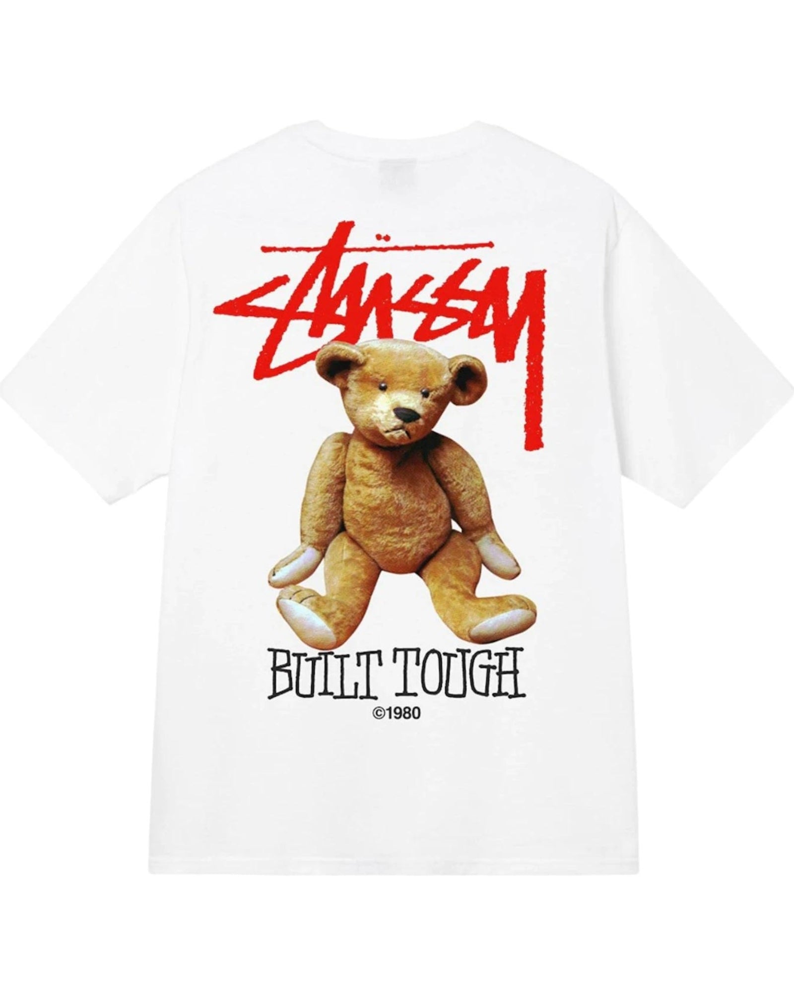 Stüssy Built Tough Tee "White" - street-bill.dk