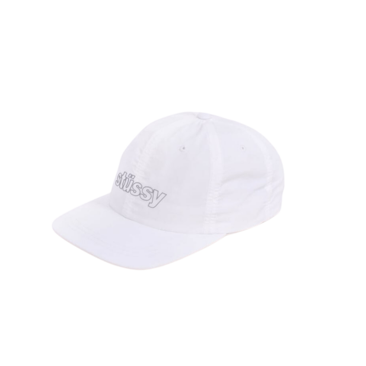 Stüssy Nylon Reflective Cap "White"