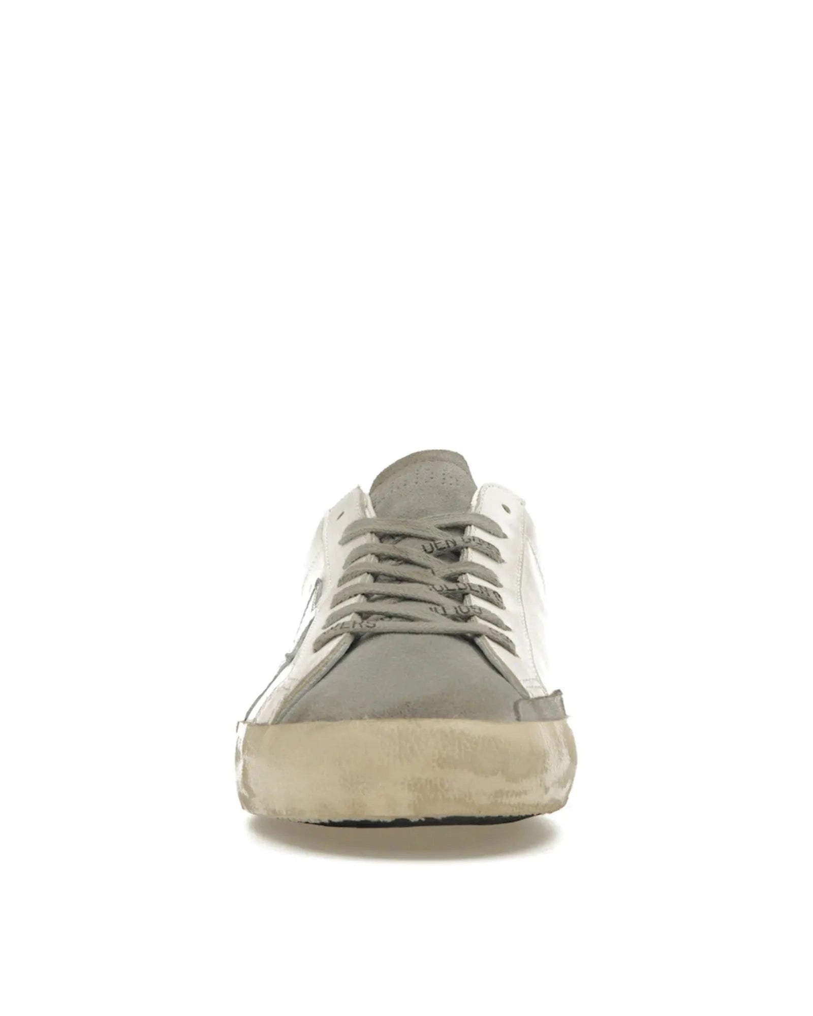 Golden Goose Super-Star White Silver Green