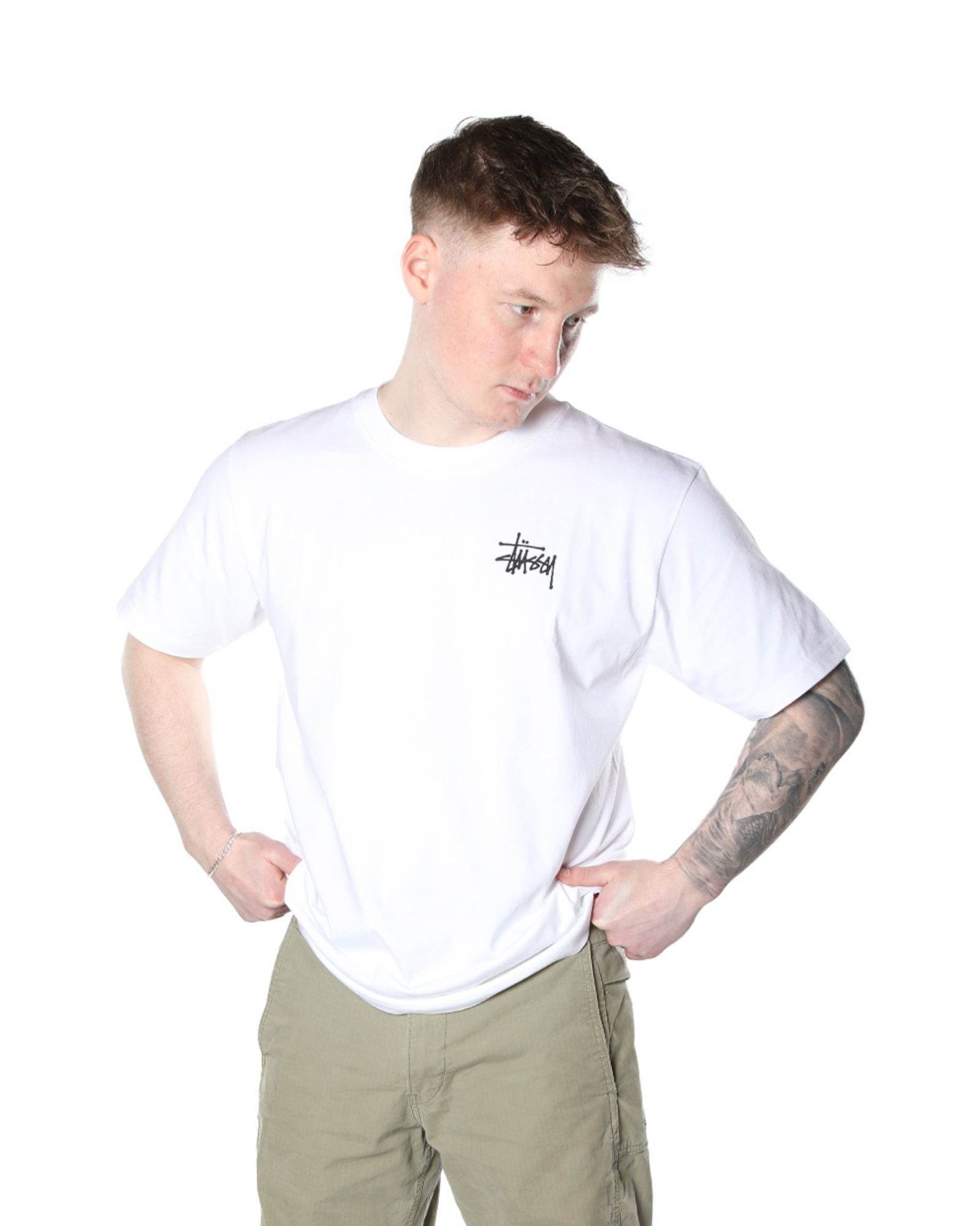 Stüssy Melted Tee "White"
