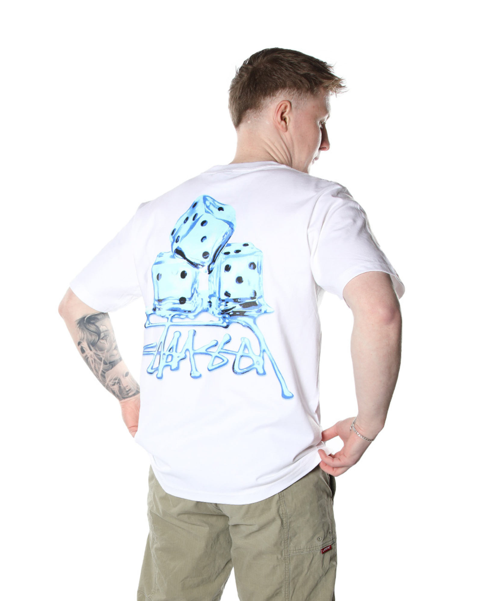 Stüssy Melted Tee "White"