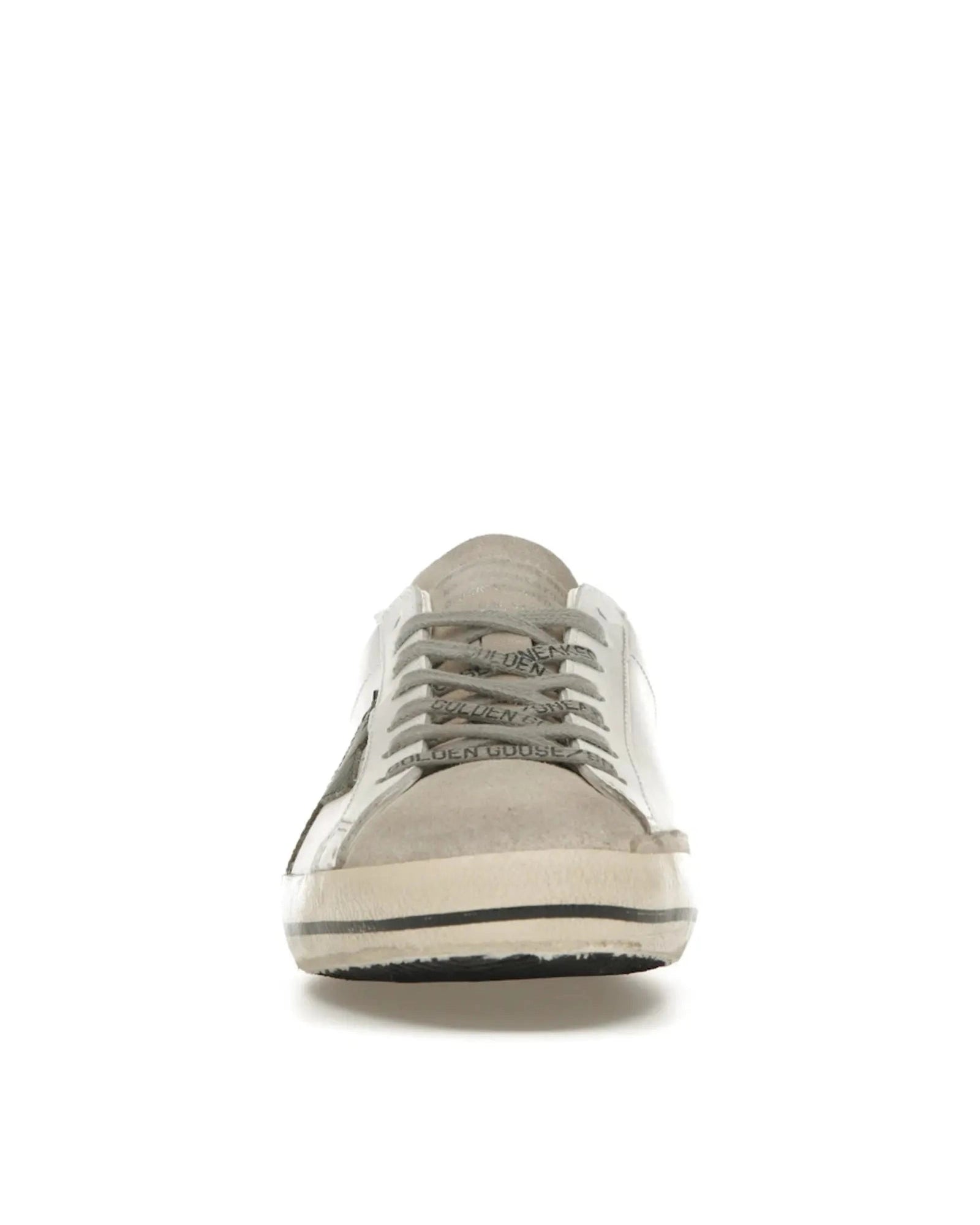 Golden Goose Super-Star White Seedpearl Green
