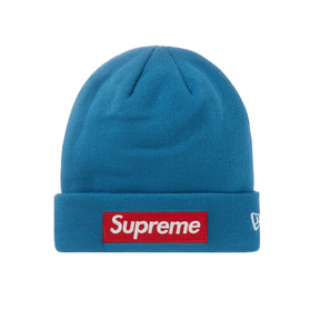 Supreme box logo beanie Blue