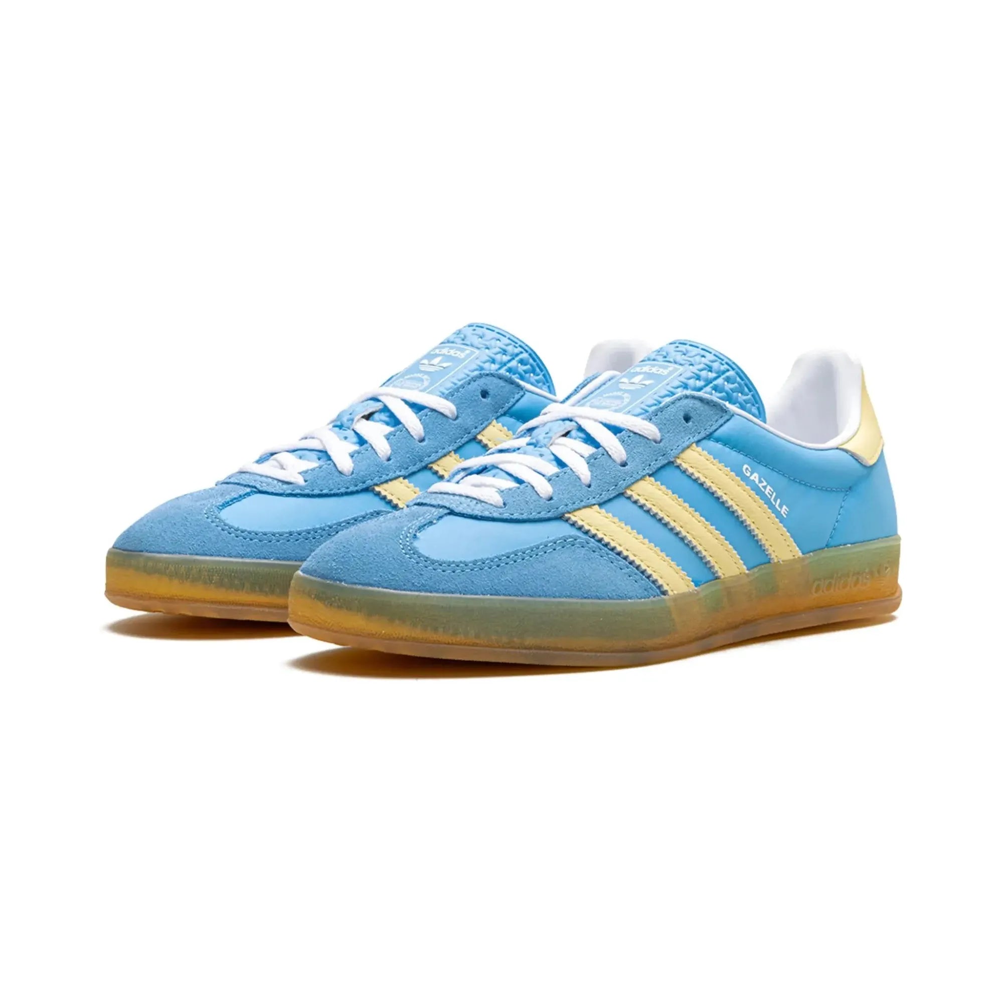 adidas Gazelle Indoor Semi Blue Burst Almost Yellow (Women's)