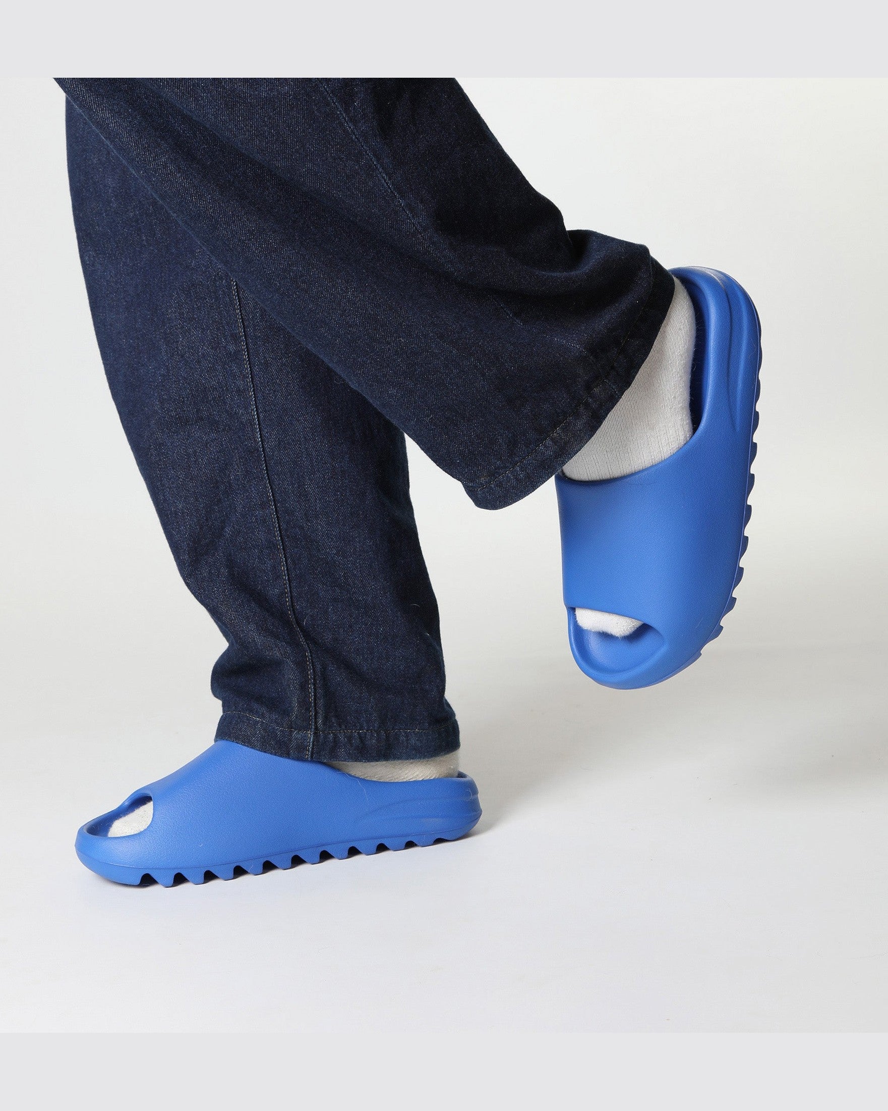 Yeezy slides azure
