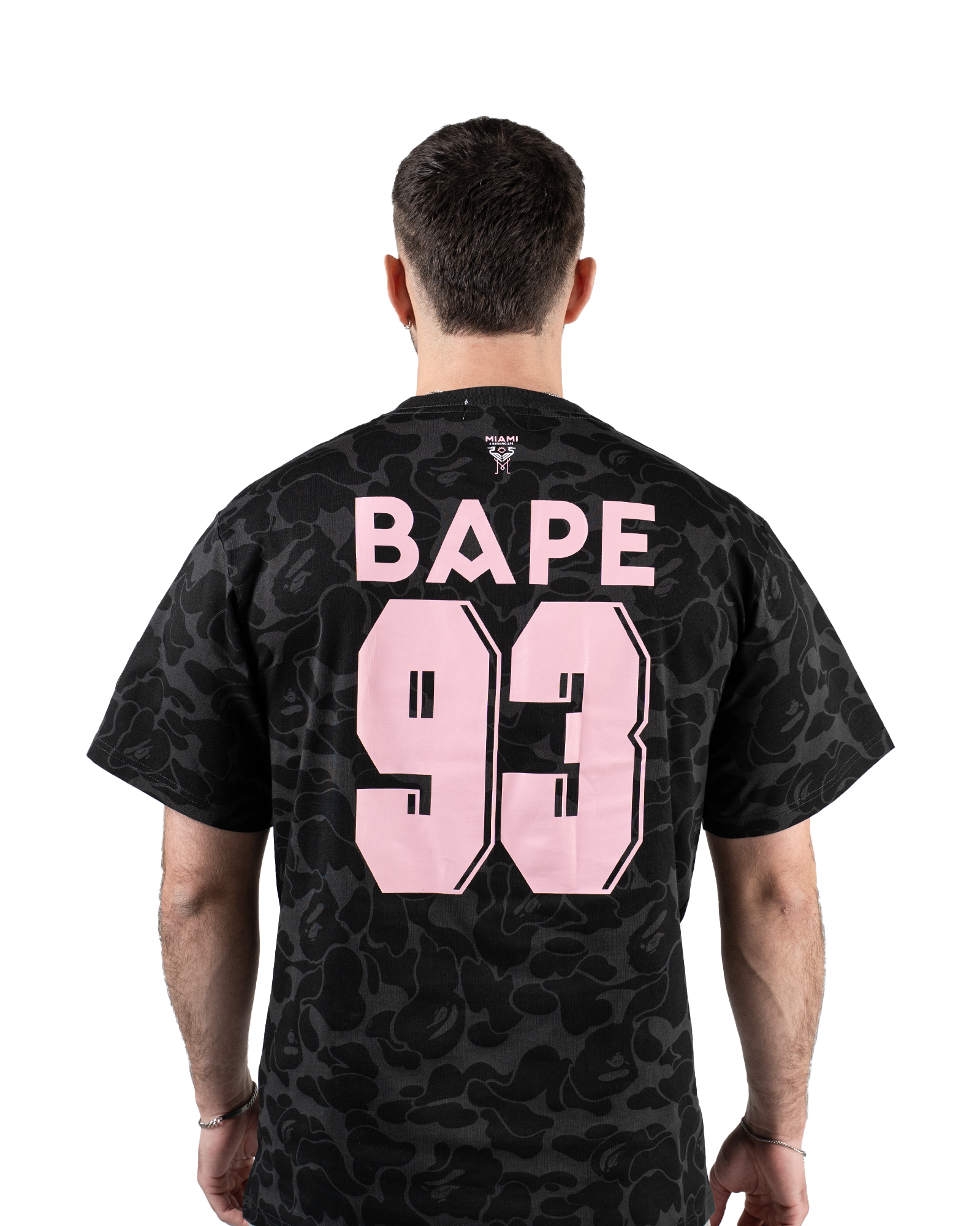 Bape x Inter Miami CF Camo T shirt Black