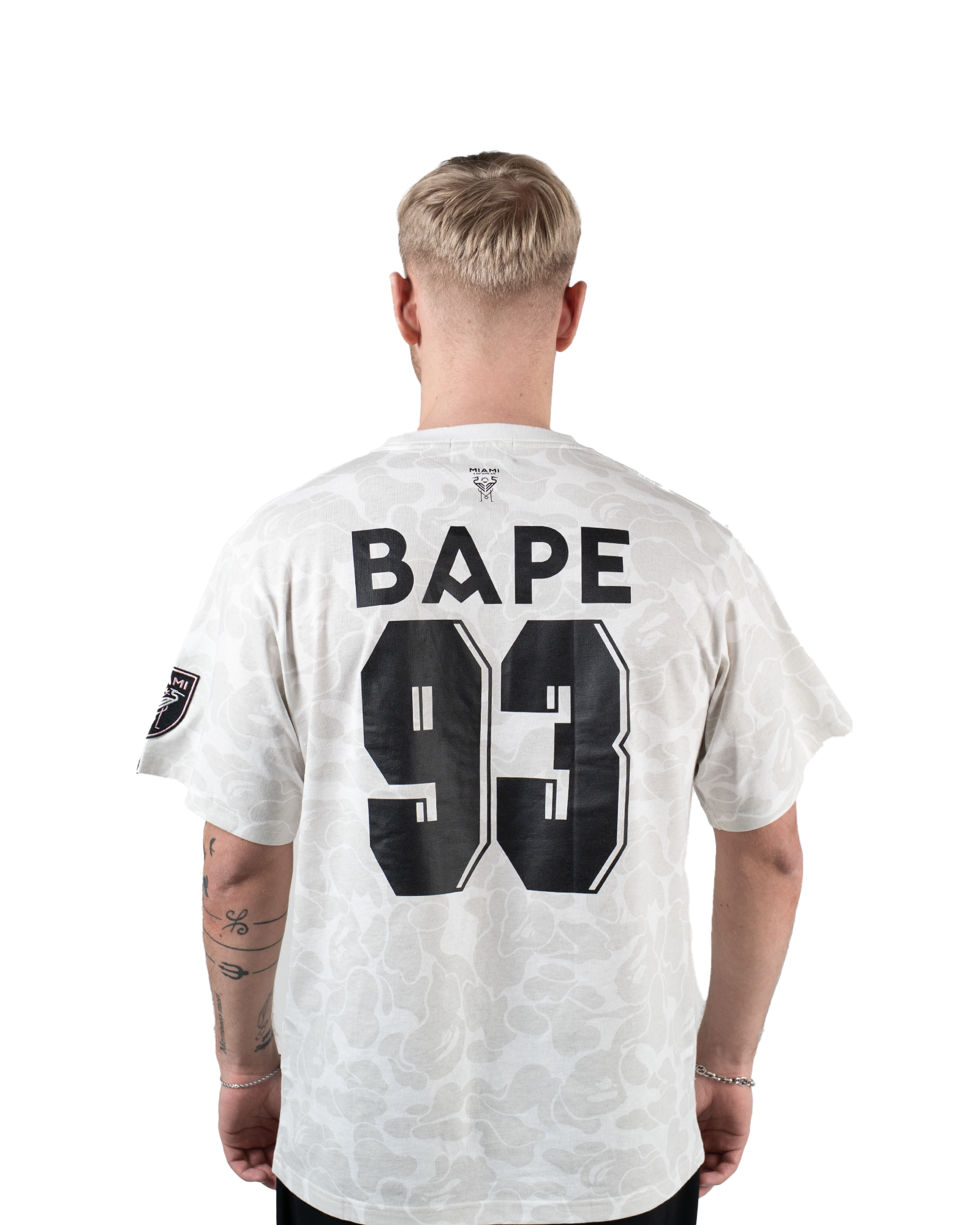 Bape x Inter Miami CF Camo T shirt White