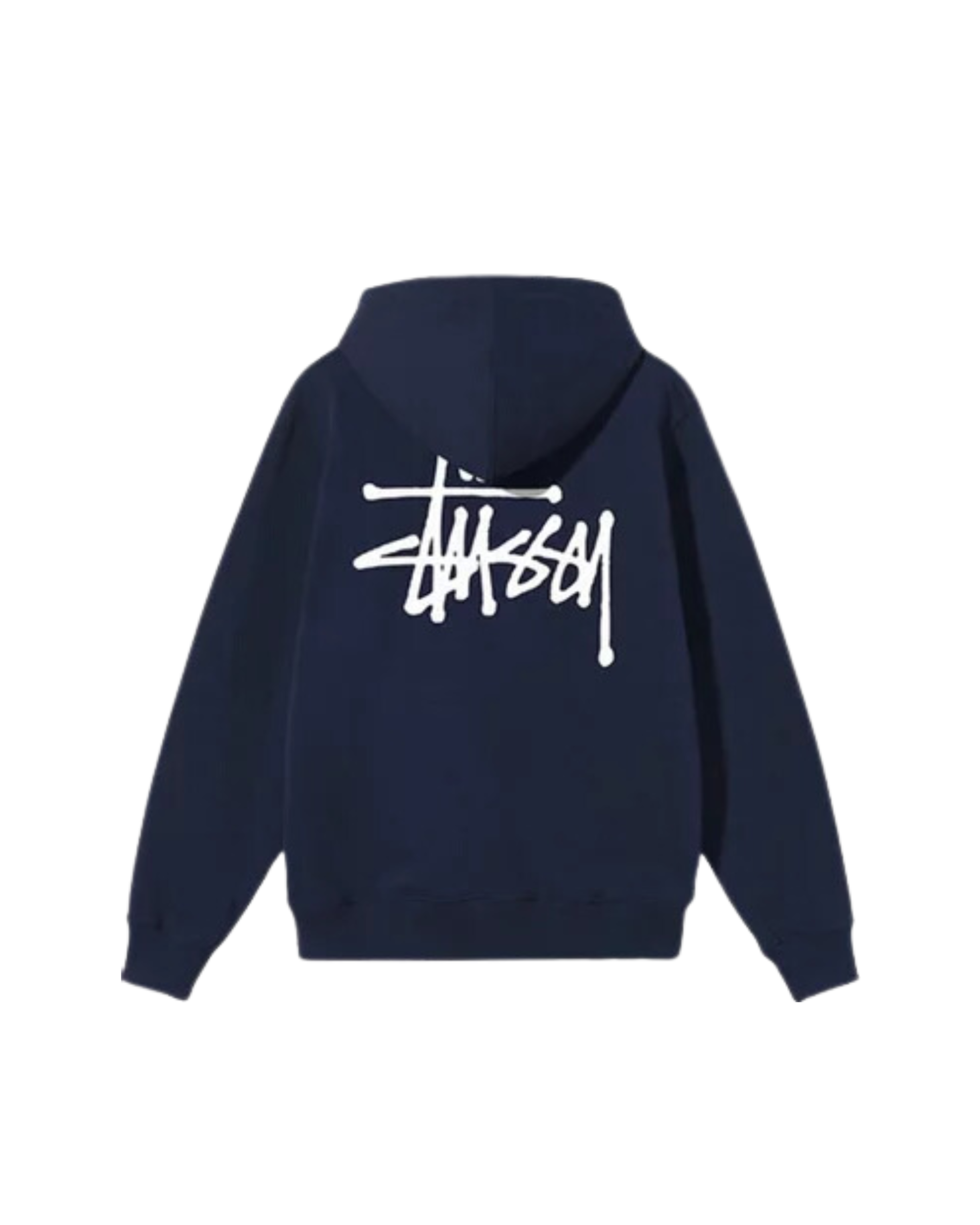 Stüssy Basic Zip Hoodie Navy