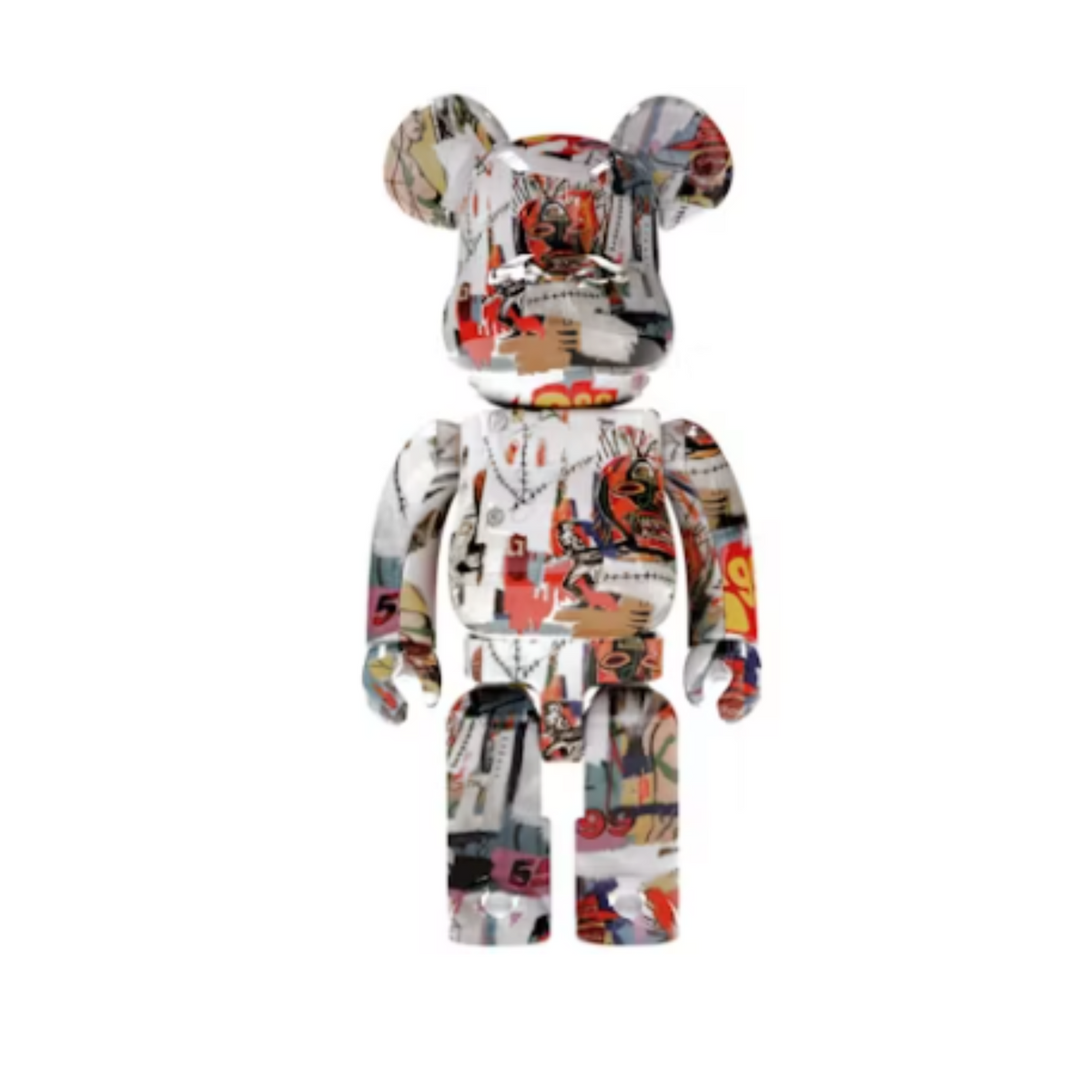 Bearbrick Andy Warhol x JEAN-MICHEL BASQUIAT