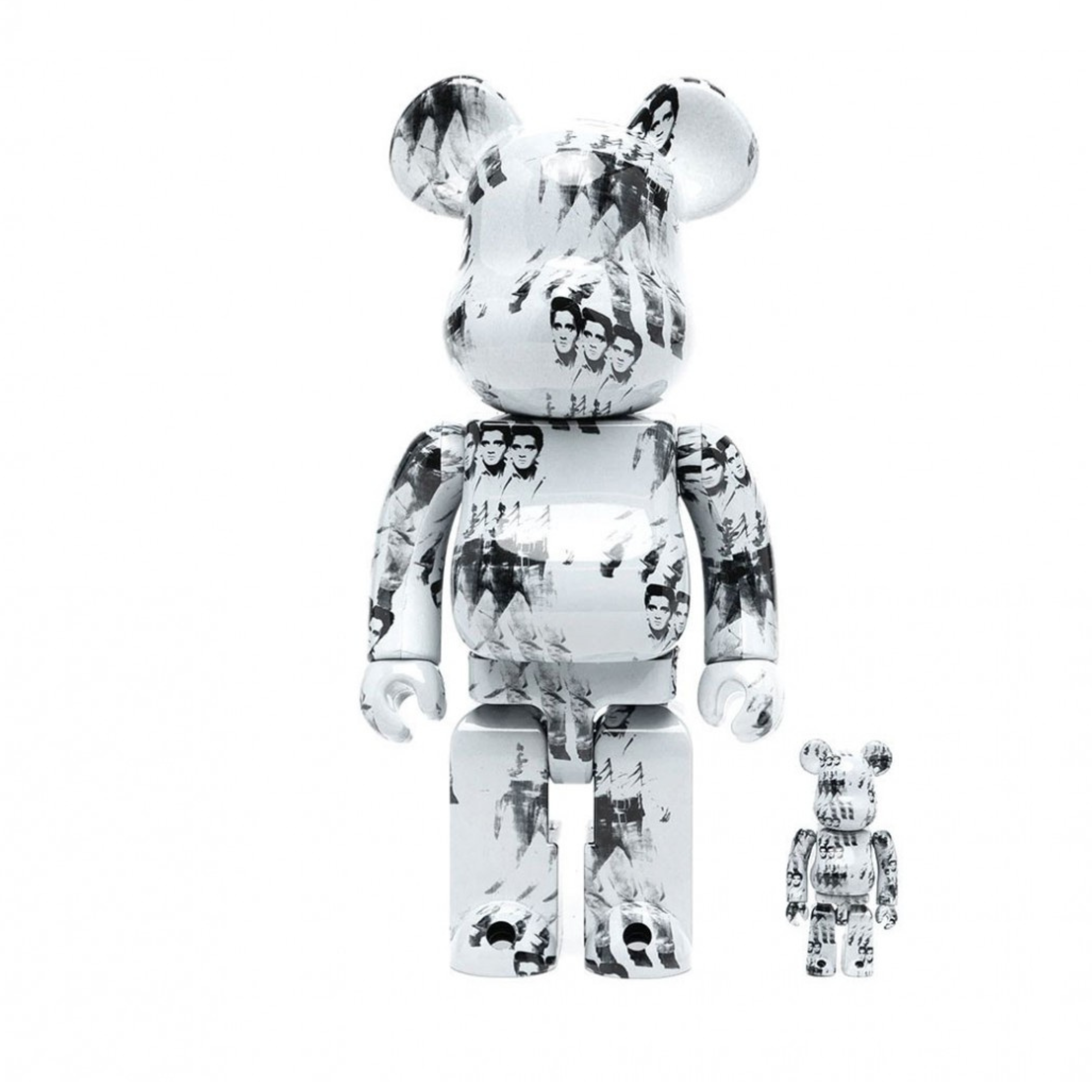 Bearbrick Elvis 400 & 100 %