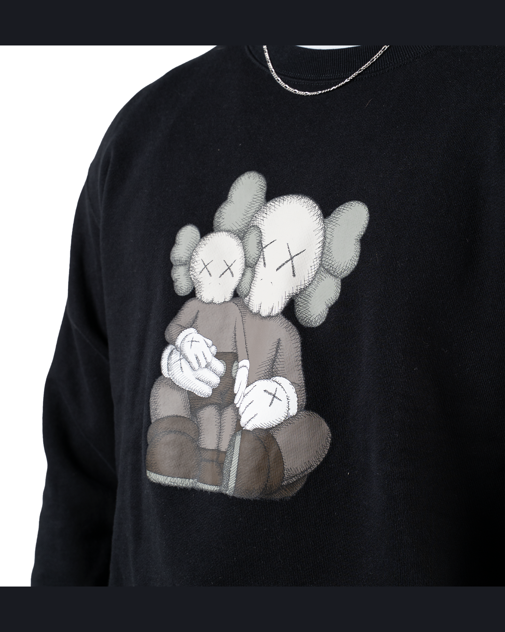 KAWS x Uniqlo Longsleeve Sweatshirt Black