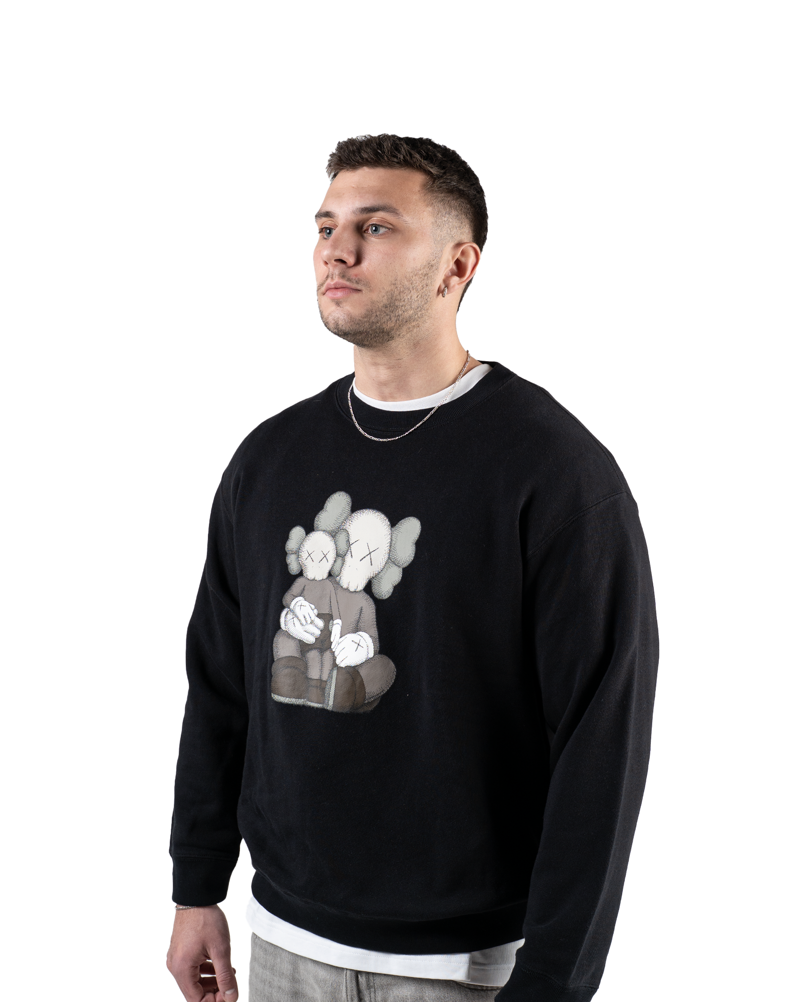 KAWS x Uniqlo Longsleeve Sweatshirt Black