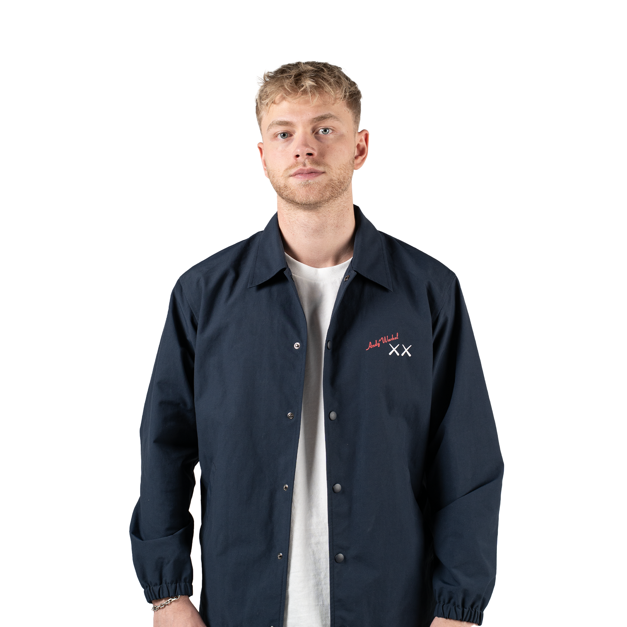 KAWS x Uniqlo Warhol Coach Jacket "Navy"