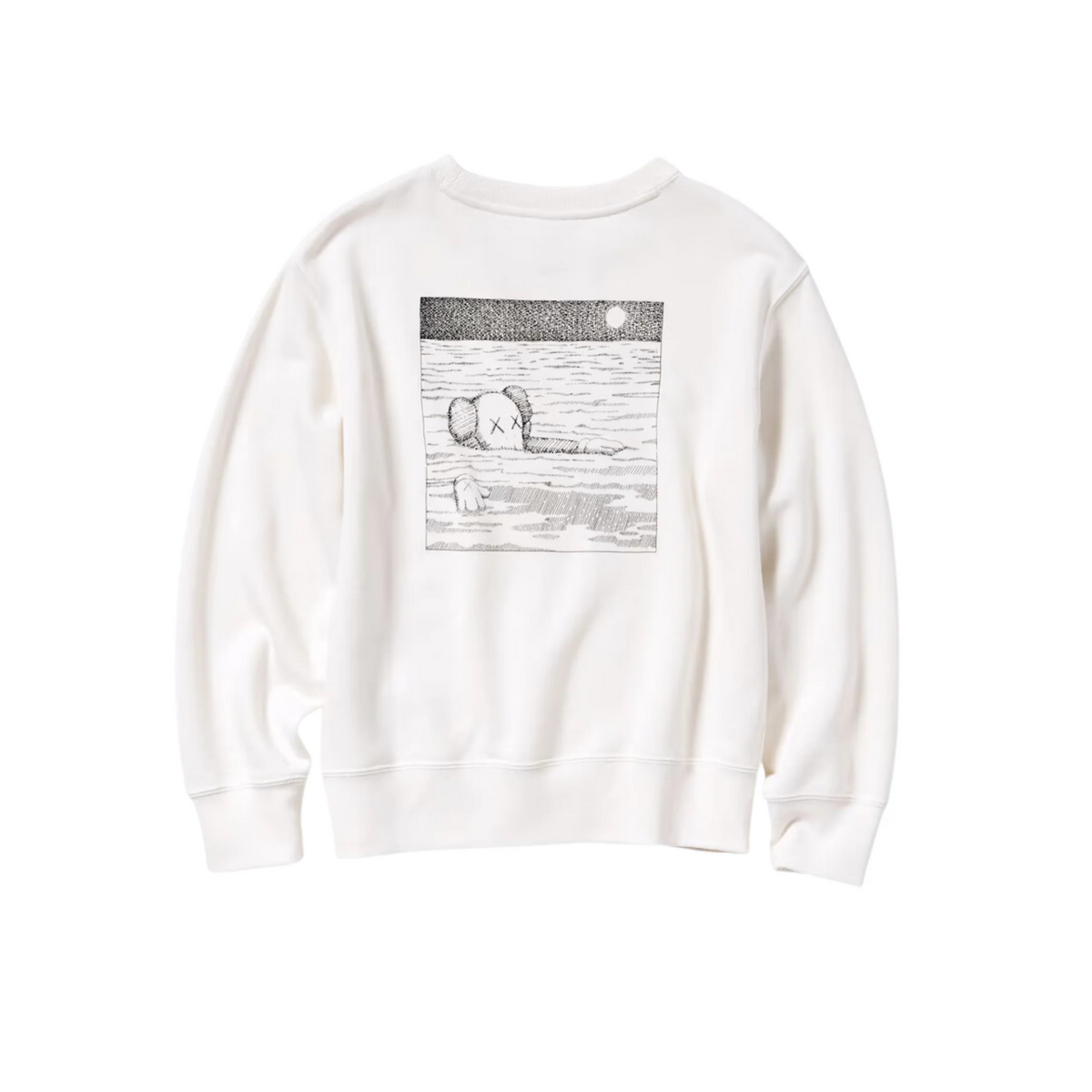 KAWS x Uniqlo Longsleeve Sweatshirt "Off White"