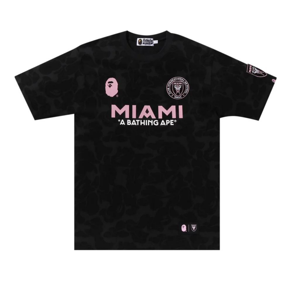 Bape x Inter Miami CF Camo Tee "Black"