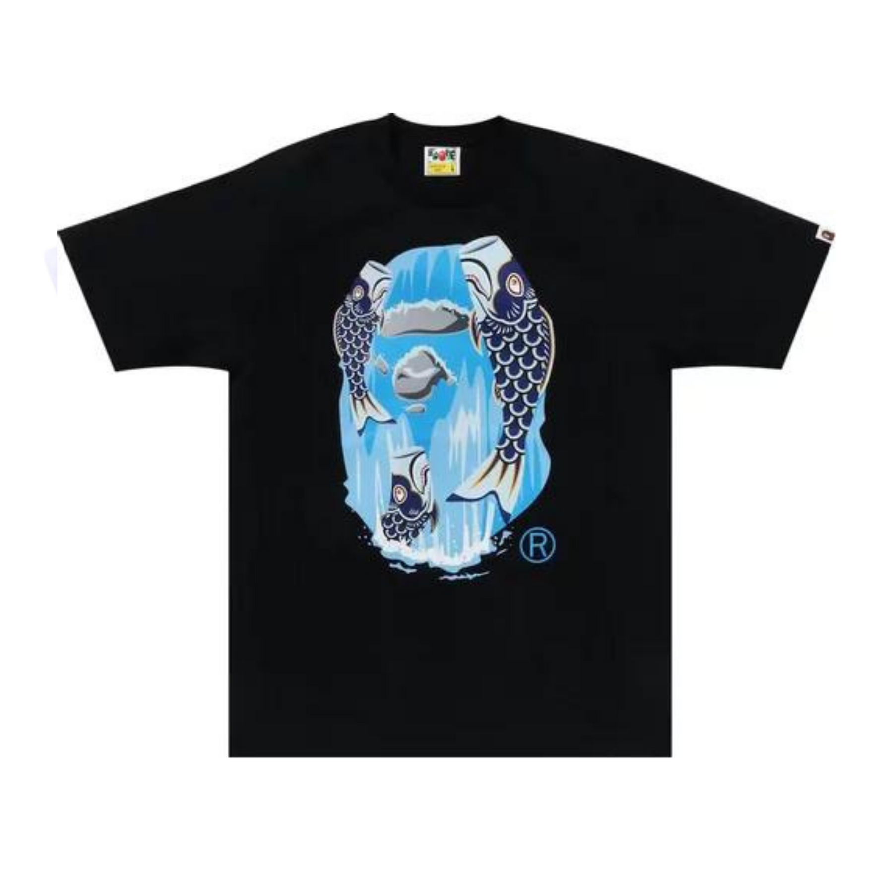 Bape Koinobori Waterfall T-shirt "Black"